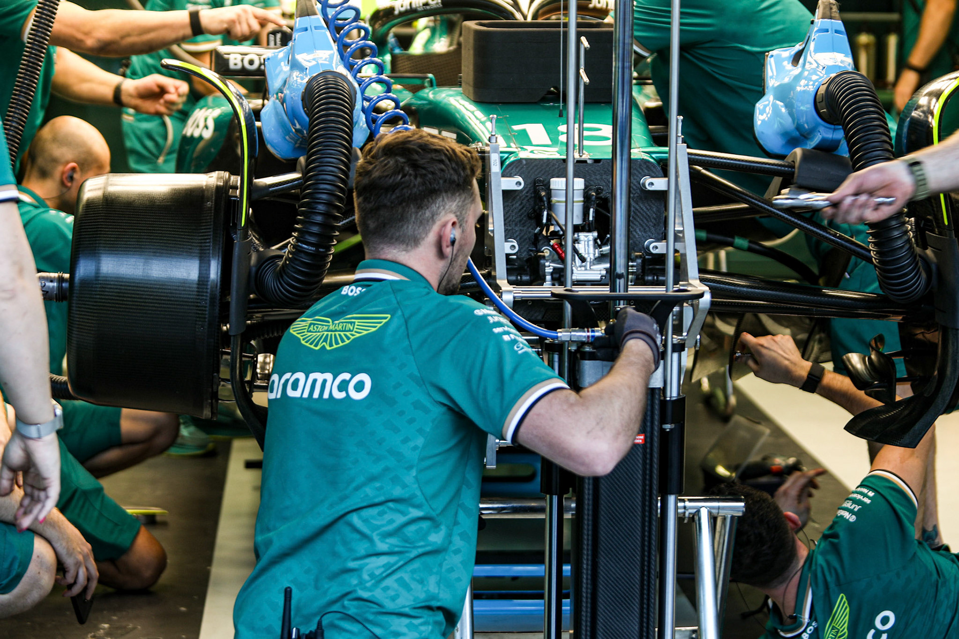 Aston Martin Aramco F1 Team; Formel 1 Pre-Season Tests Bahrain. Mittwoch, 21.02.2024