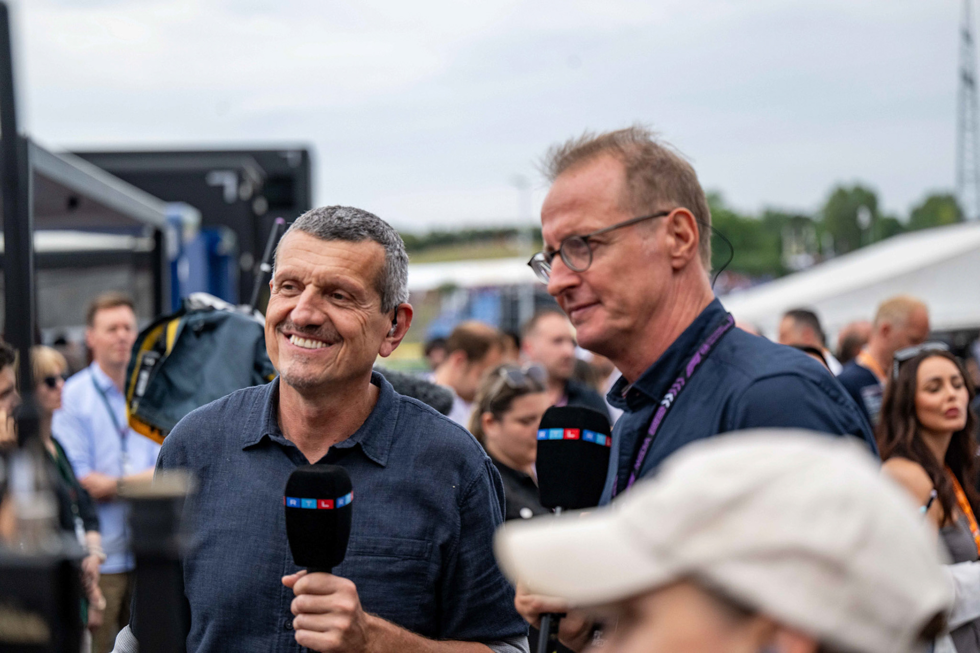 Günther Steiner und Florian König, RTL;Formel 1 Budapest / Ungarn, 20.07.2024