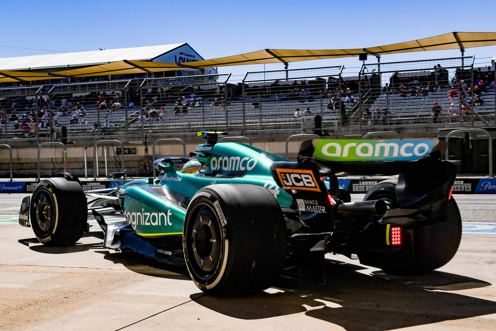 Fernando Alonso (ESP) Aston Martin Formula One Team; Formel 1 GP USA Austin Texas. Samstag 21.10.2023