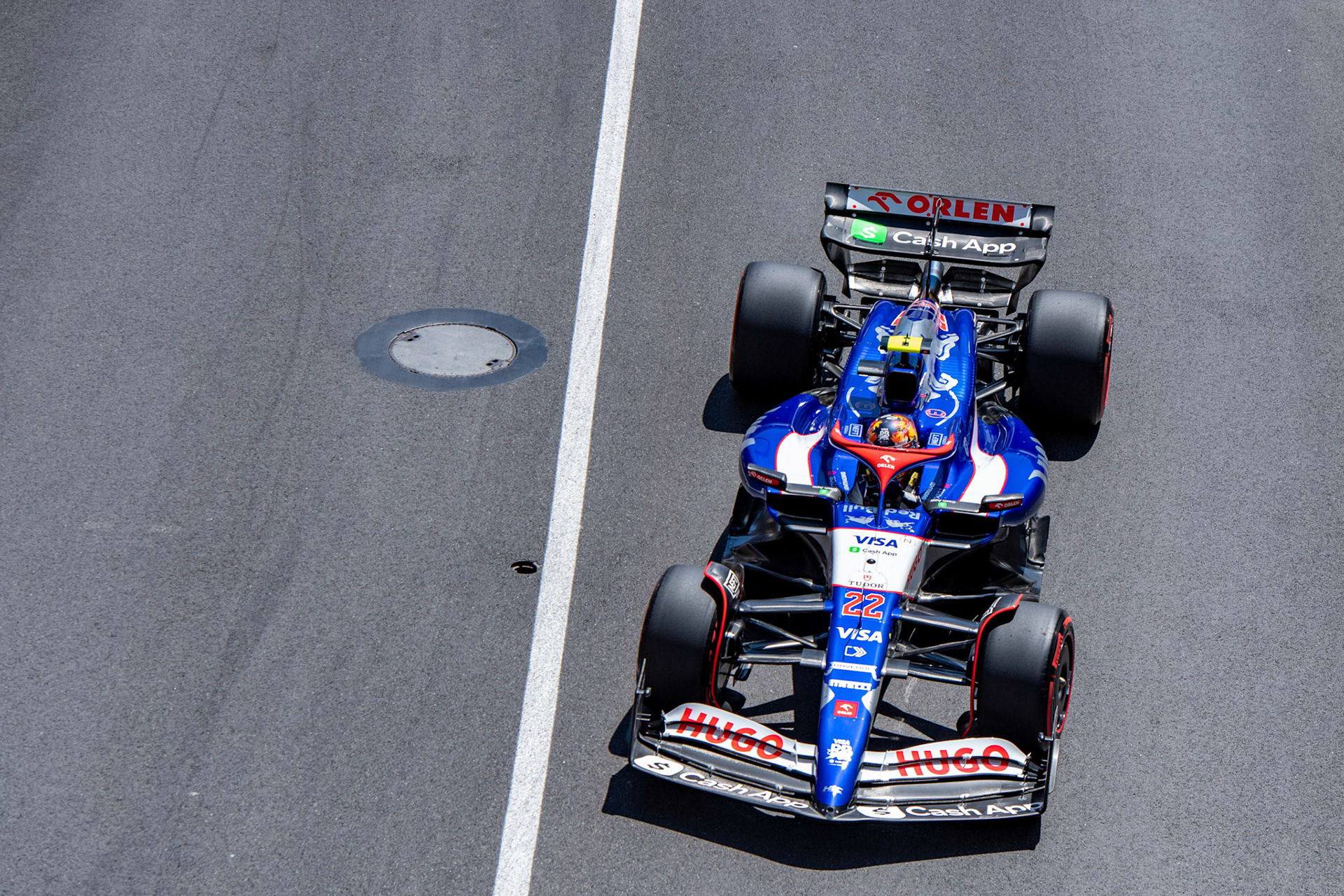 Yuki Tsunoda #22, Visa Cash App RB Formula One Team; Formel1 GP Monaco Samstag, 25.05.2024