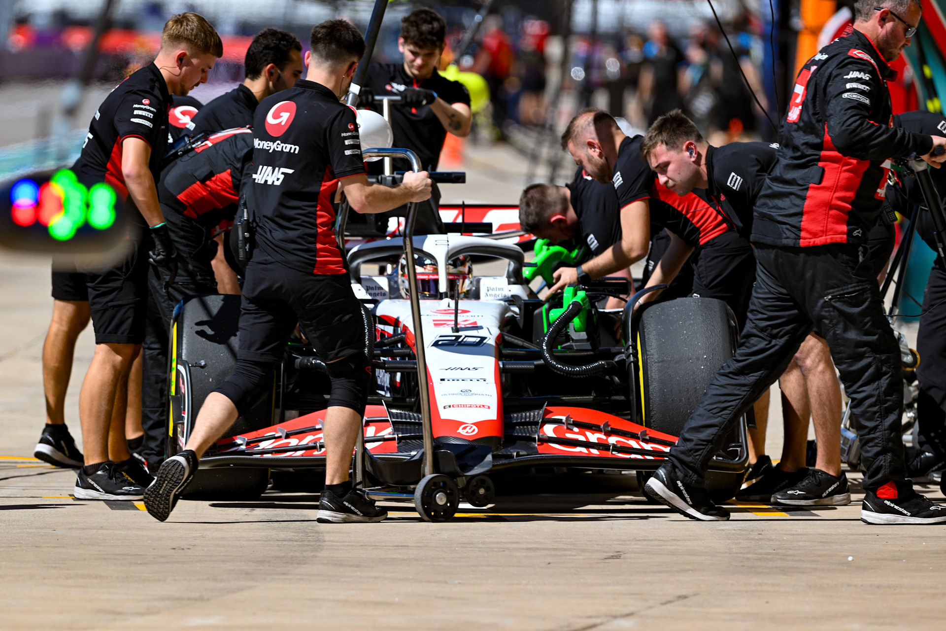 Kevin Magnussen (DEN) Haas F1 Team;Formel 1 GP USA Austin Texas. Samstag 21.10.2023