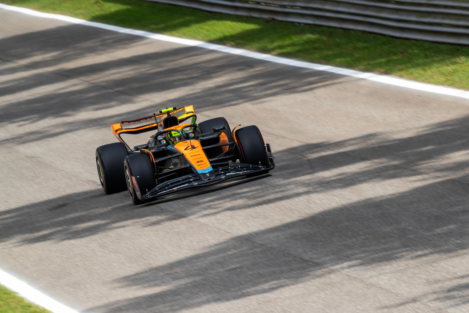 Lando Norris (GBR) McLaren F1 Team; Formel 1 GP Italien / Monza. Freitag, 01.09.2023