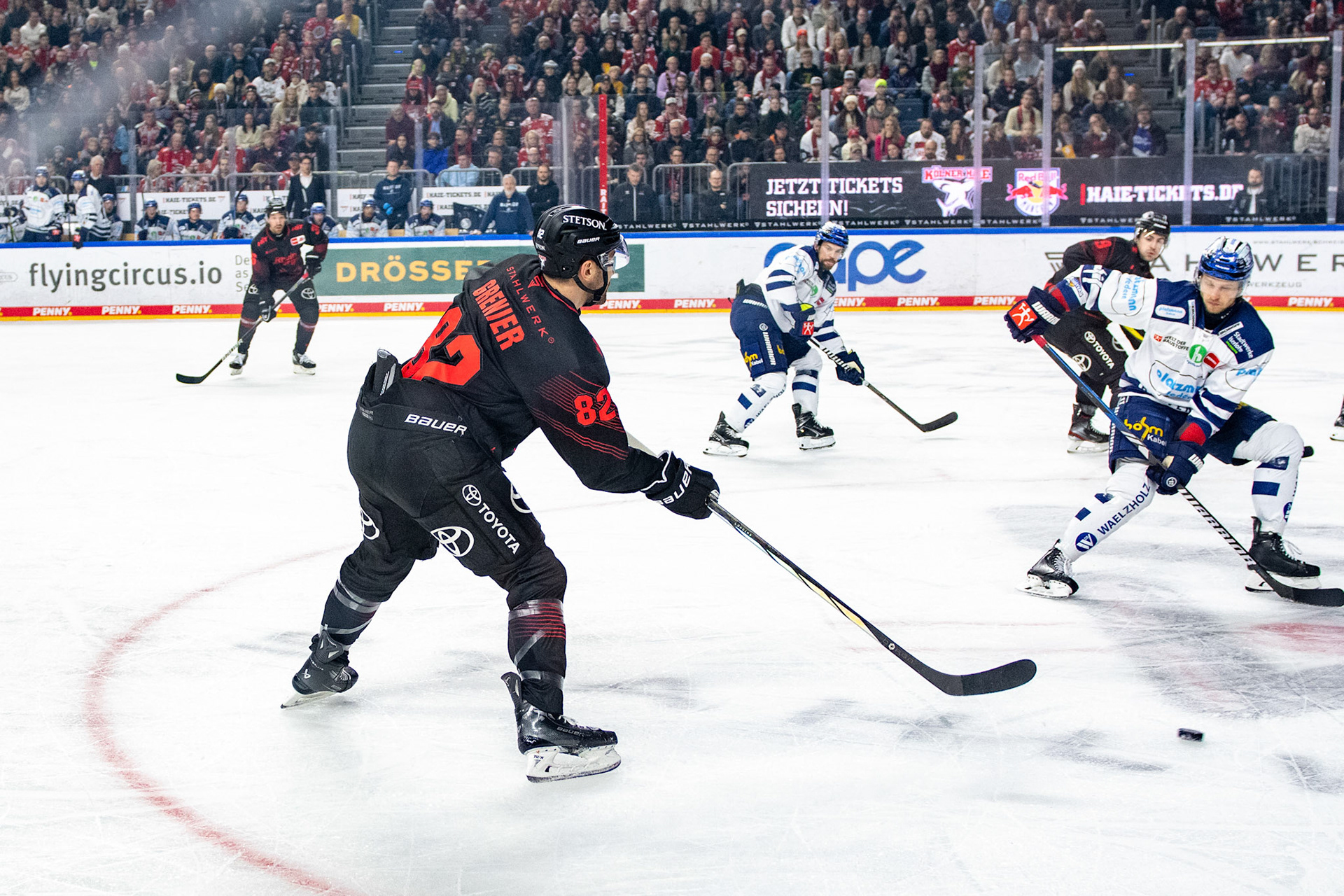 Alexandre Grenier; DEL Kölner Haie - Iserlohn Roosters, 02.01.2024