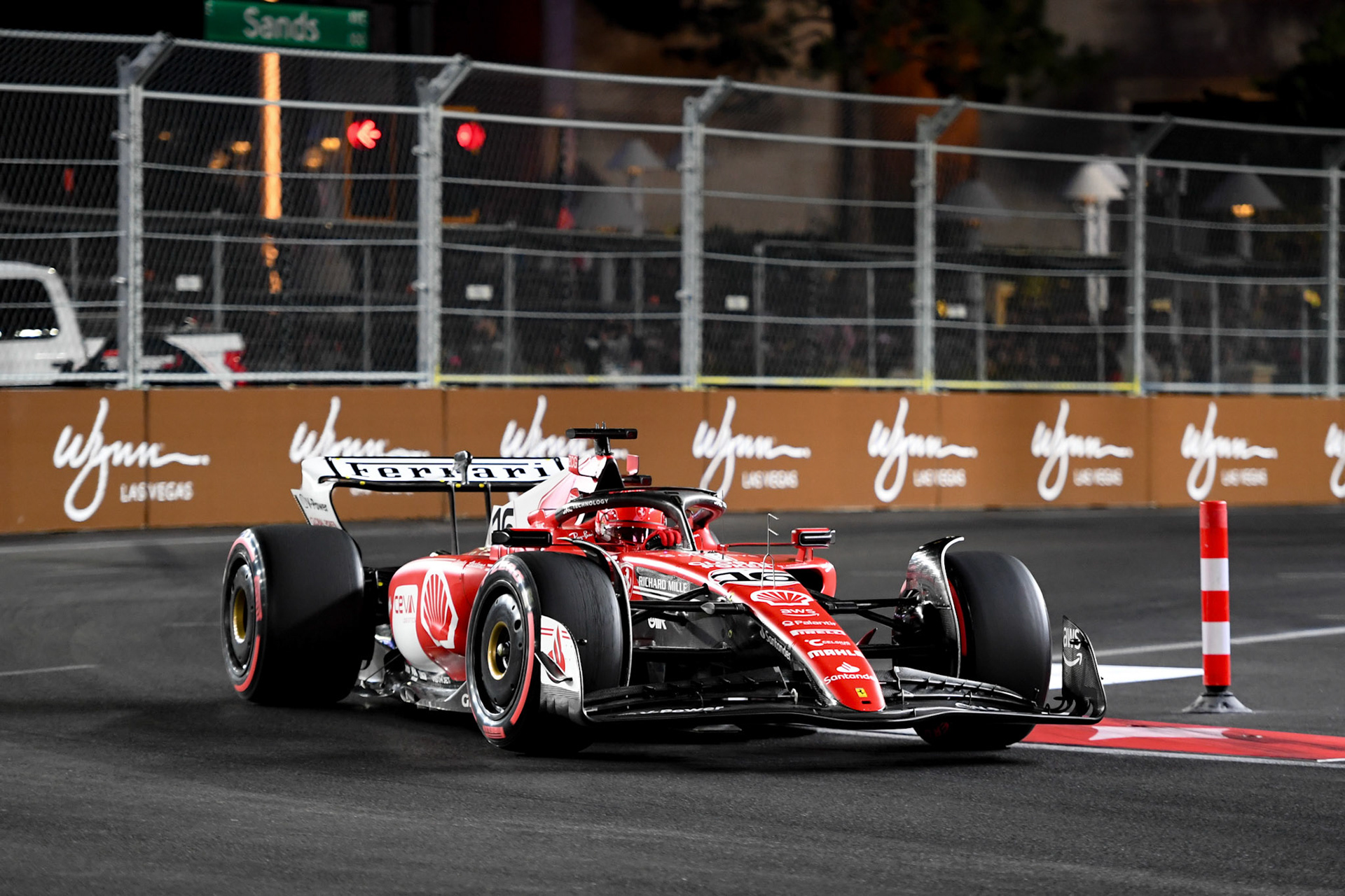 Charles Leclerc (MCO) Scuderia Ferrari;Formel 1 GP USA Las Vegas. Samstag 18.11.2023
