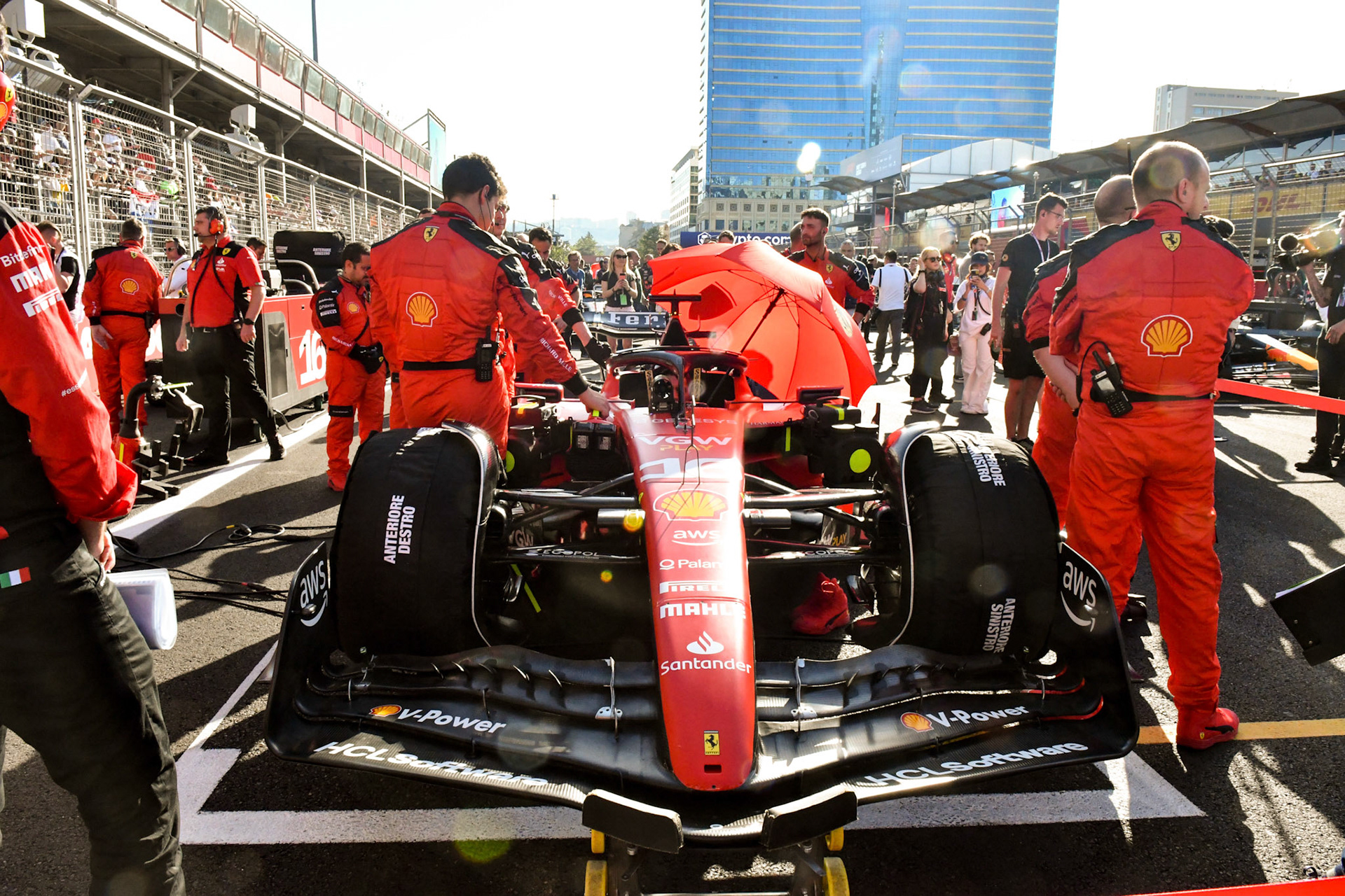 Charles Leclerc (MCO) Scuderia Ferrari; Formel 1 GP Baku Azerbaijan. Samstag 29.04.2023