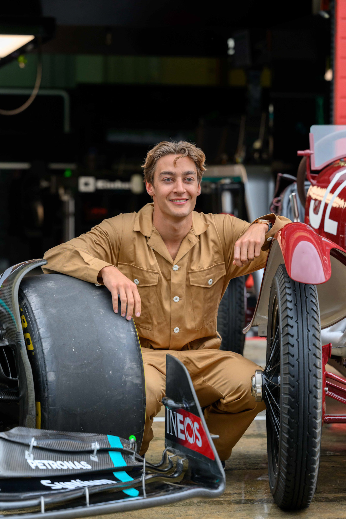 George Russell #63, Mercedes-AMG Petronas F1 Team; F1 GP Imola / Italien Donnerstag, 16.05.2024