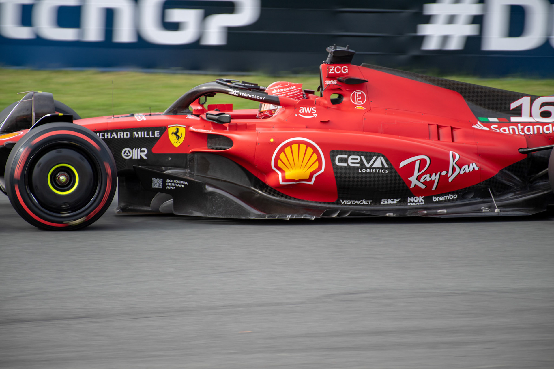 Charles Leclerc (MCO) Scuderia Ferrari;Formel 1 GP Holland / Zandvoort. Freitag, 25.08.2023