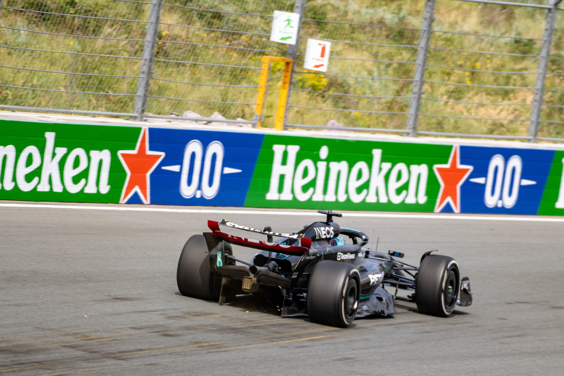 George Russell (GBR) Mercedes AMG F1 Team; Formel 1 GP Holland / Zandvoort. Freitag, 25.08.2023