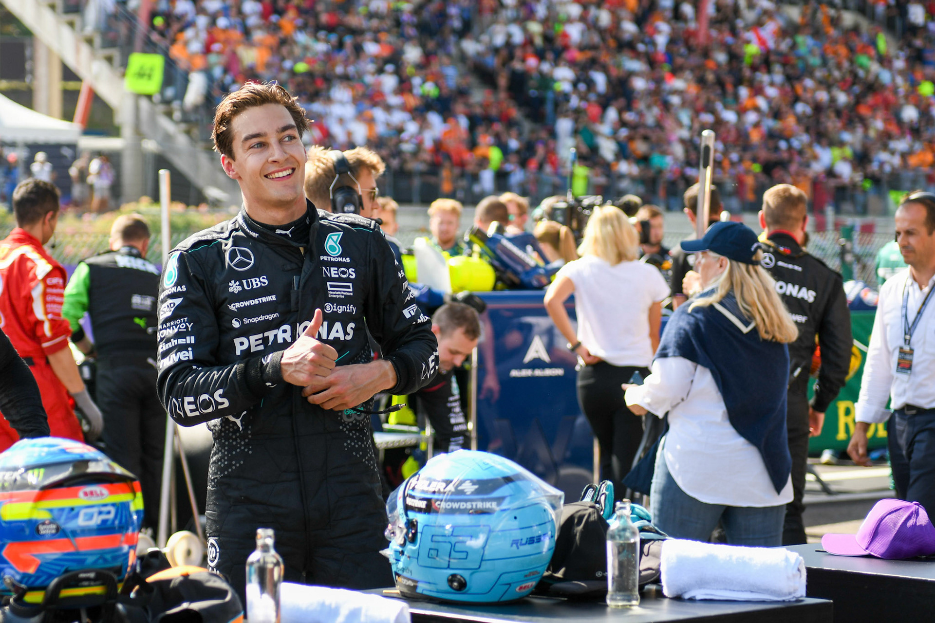 George Russell #63, Mercedes-AMG Petronas F1 Team;Formel 1 GP Spa / Belgien. Sonntag, 28.07.2024