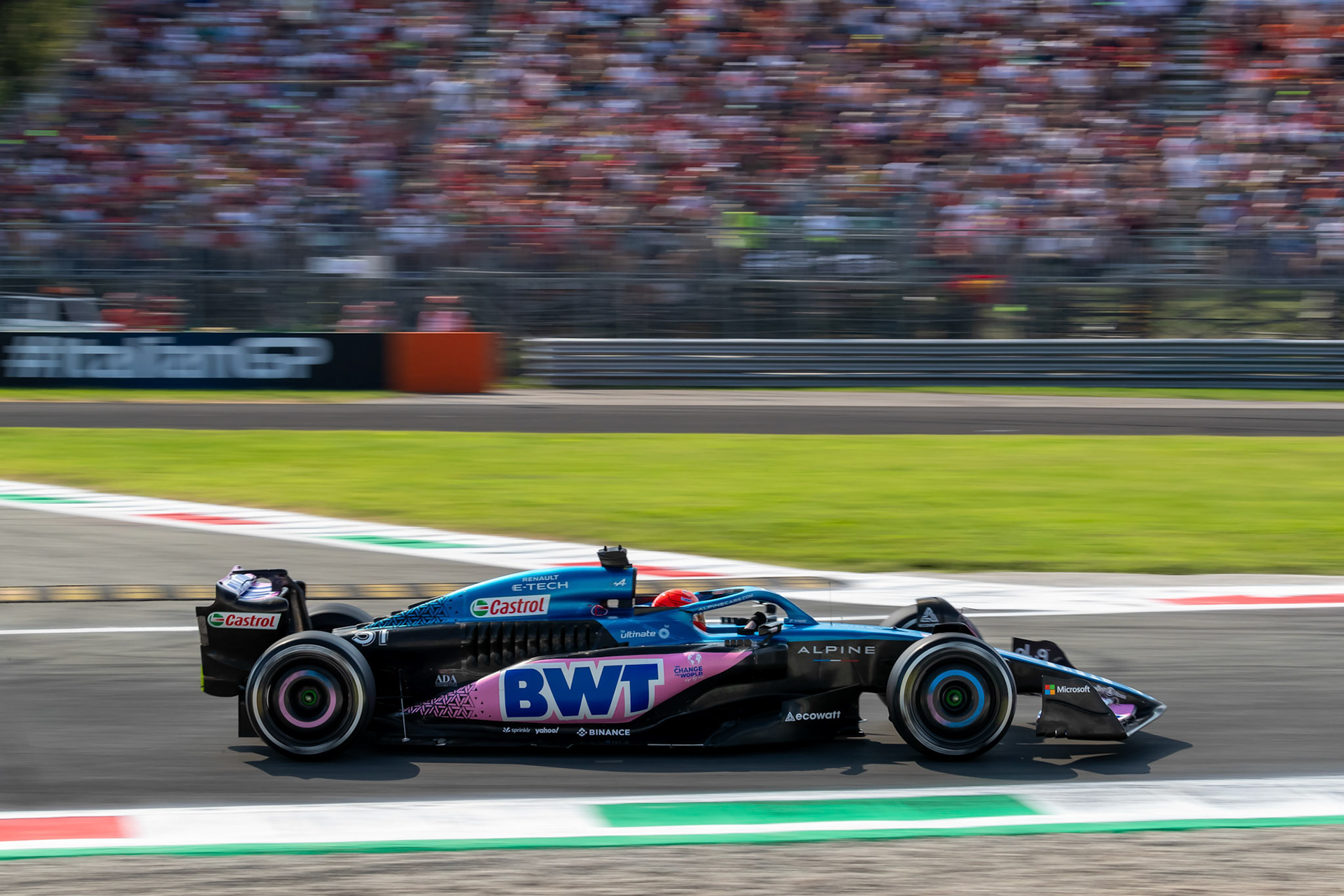 Esteban Ocon (FRA) Alpine F1 Team; Formel 1 GP Italien / Monza. Samstag, 02.09.2023