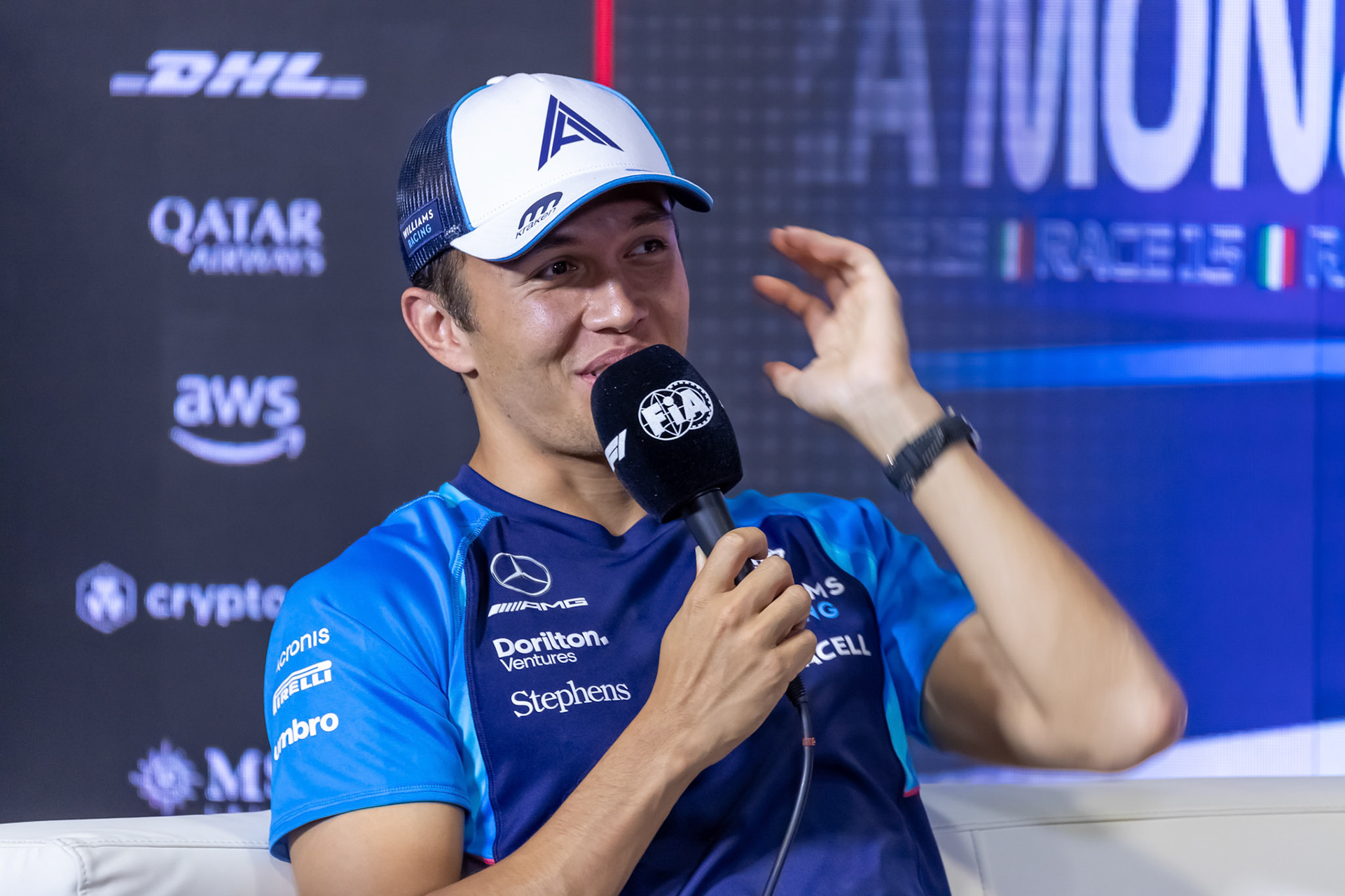 Alexander Albon (THA) Williams Racing;Formel 1 GP Italien / Monza. Donnerstag, 31.08.2023