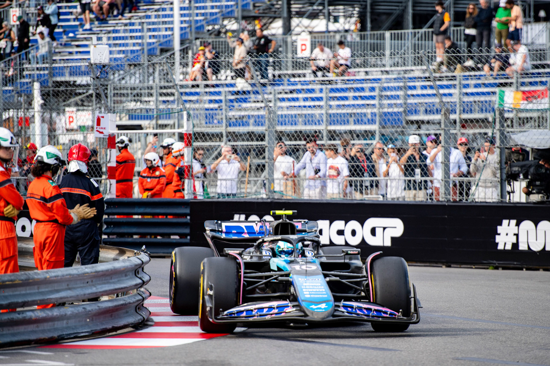 Pierre Gasly #10, BWT Alpine F1 Team; Formel1 GP Monaco Freitag, 24.05.2024