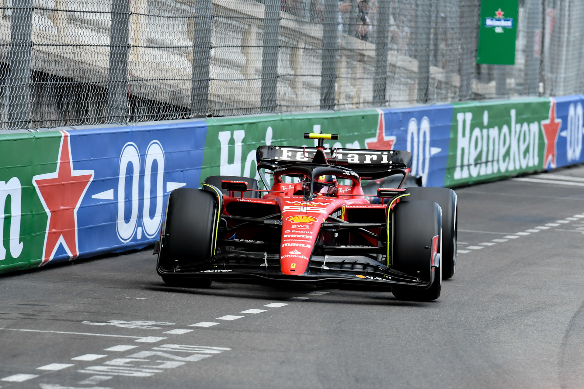 Carlos Sainz (ESP) Scuderia Ferrari; Formel 1 GP Monaco. Sonntag 28.05.2023