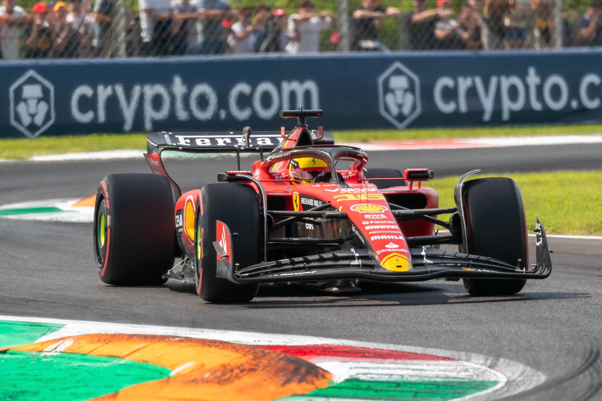 Charles Leclerc (MCO) Scuderia Ferrari;Formel 1 GP Italien / Monza. Samstag, 02.09.2023