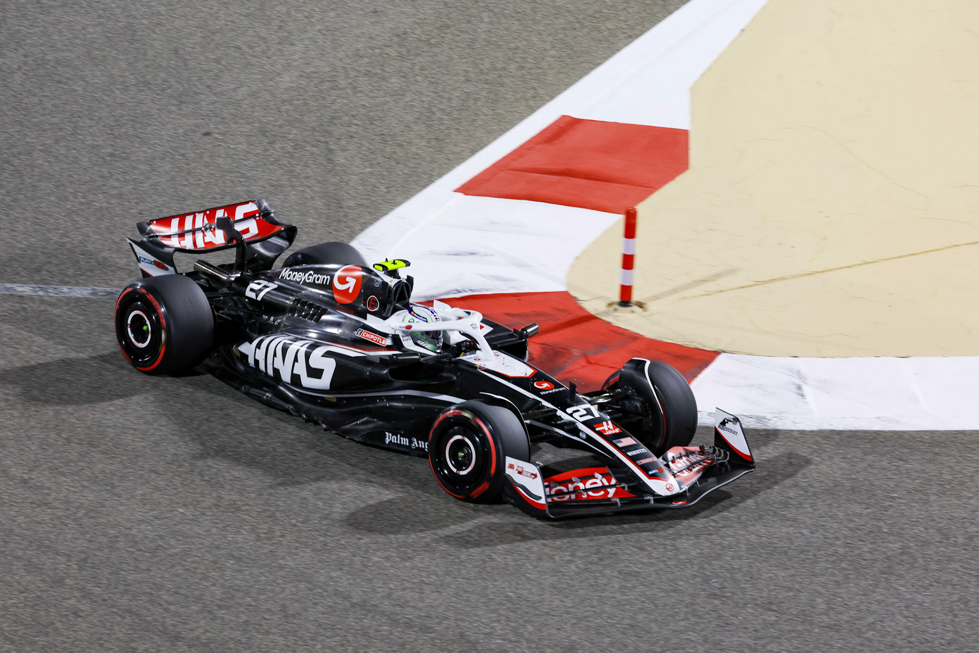 Nico Hülkenberg #27, MoneyGram Haas F1 Team; Formel 1 GP Bahrain. Freitag 01.03.2024