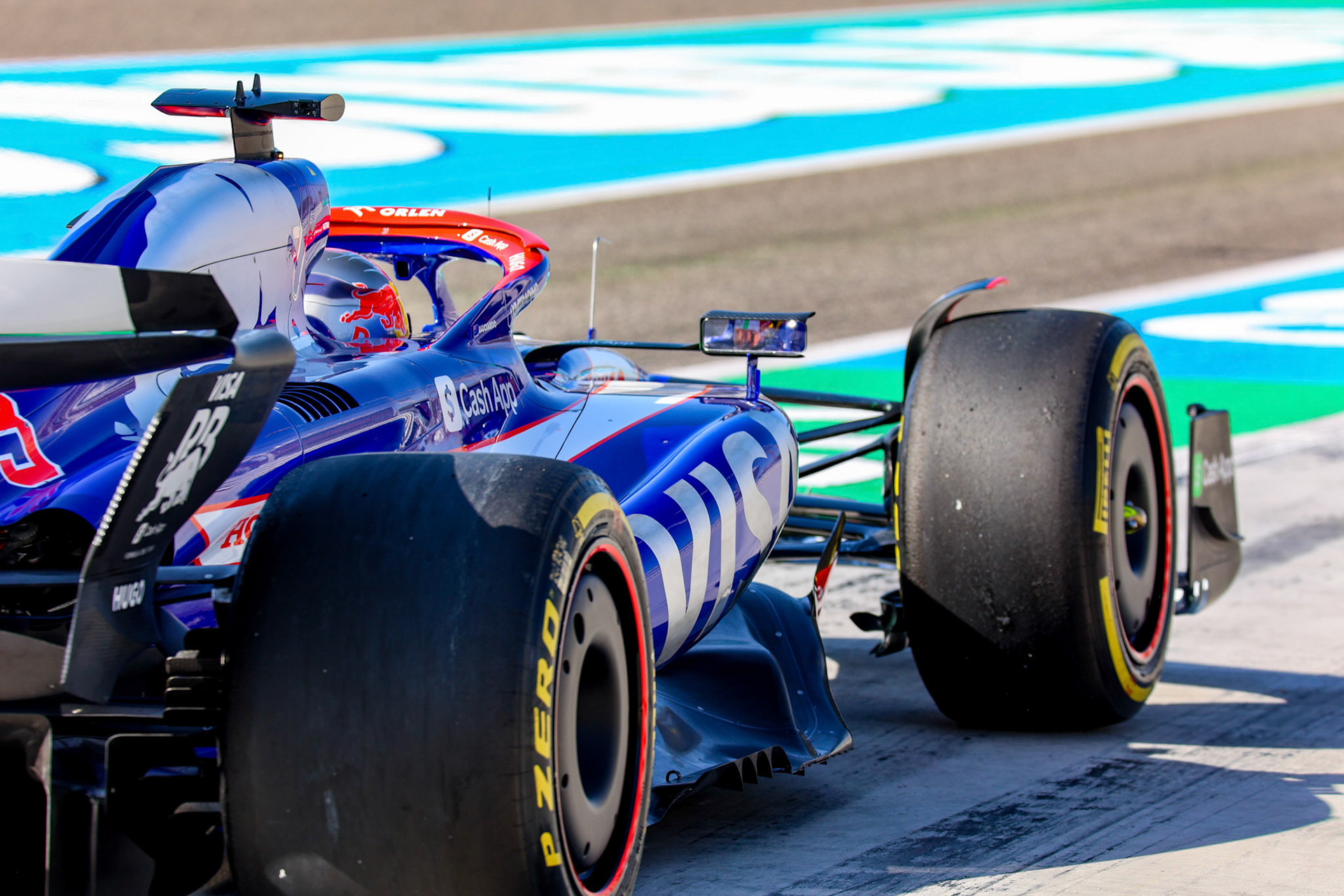 Daniel Ricciardo, #3, Visa Cash App RB Formula One Team; Formel 1 Pre-Season Tests Bahrain. Donnerstag, 22.02.2024