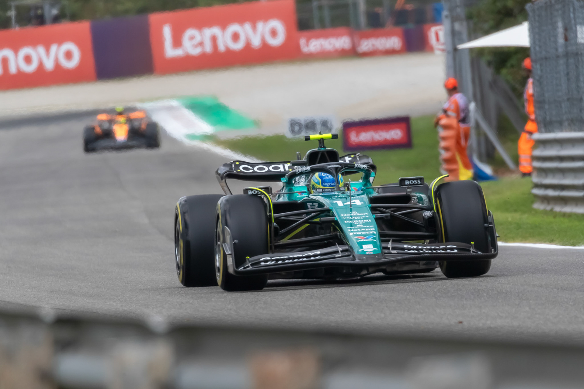 Fernando Alonso (ESP) Aston Martin Formula One Team; Formel 1 GP Italien / Monza. Freitag, 01.09.2023