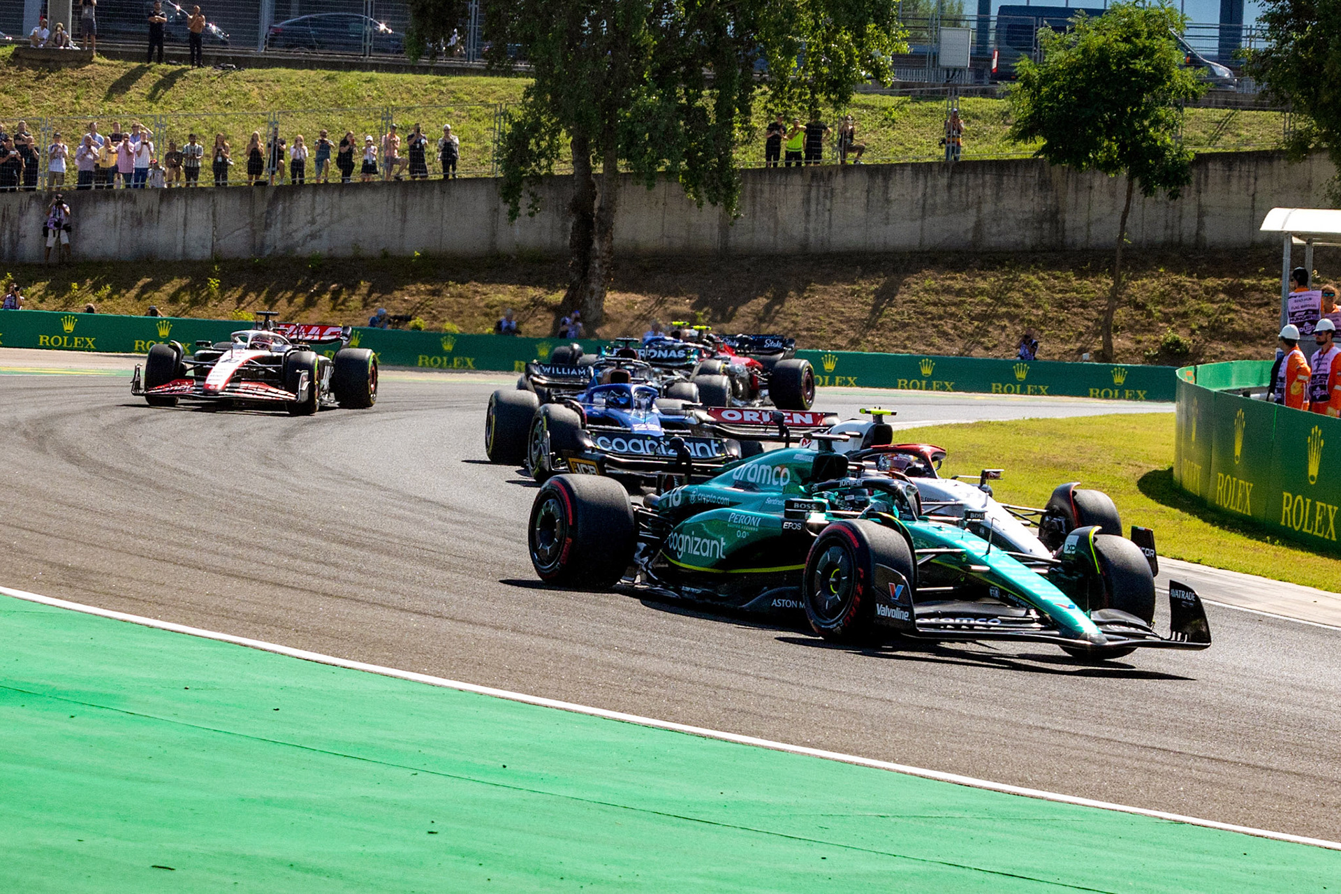 Rennstart; Formel 1 GP Budapest / Ungarn. Sonntag, 23.07.2023