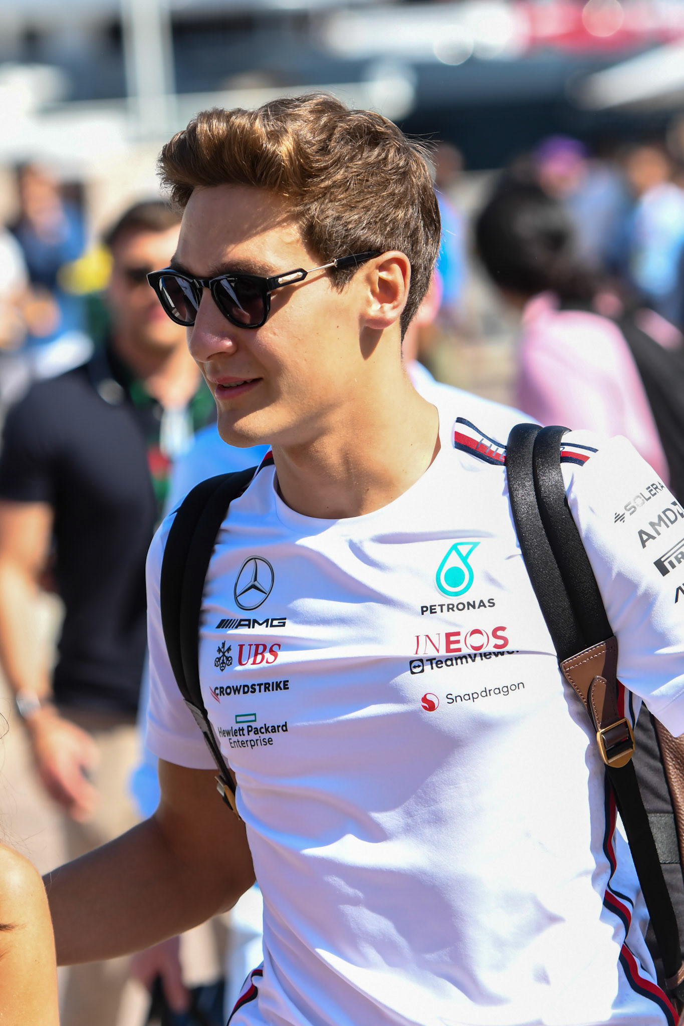 George Russell (GBR) Mercedes AMG F1 Team; Formel 1 GP Monaco. Samstag 27.05.2023