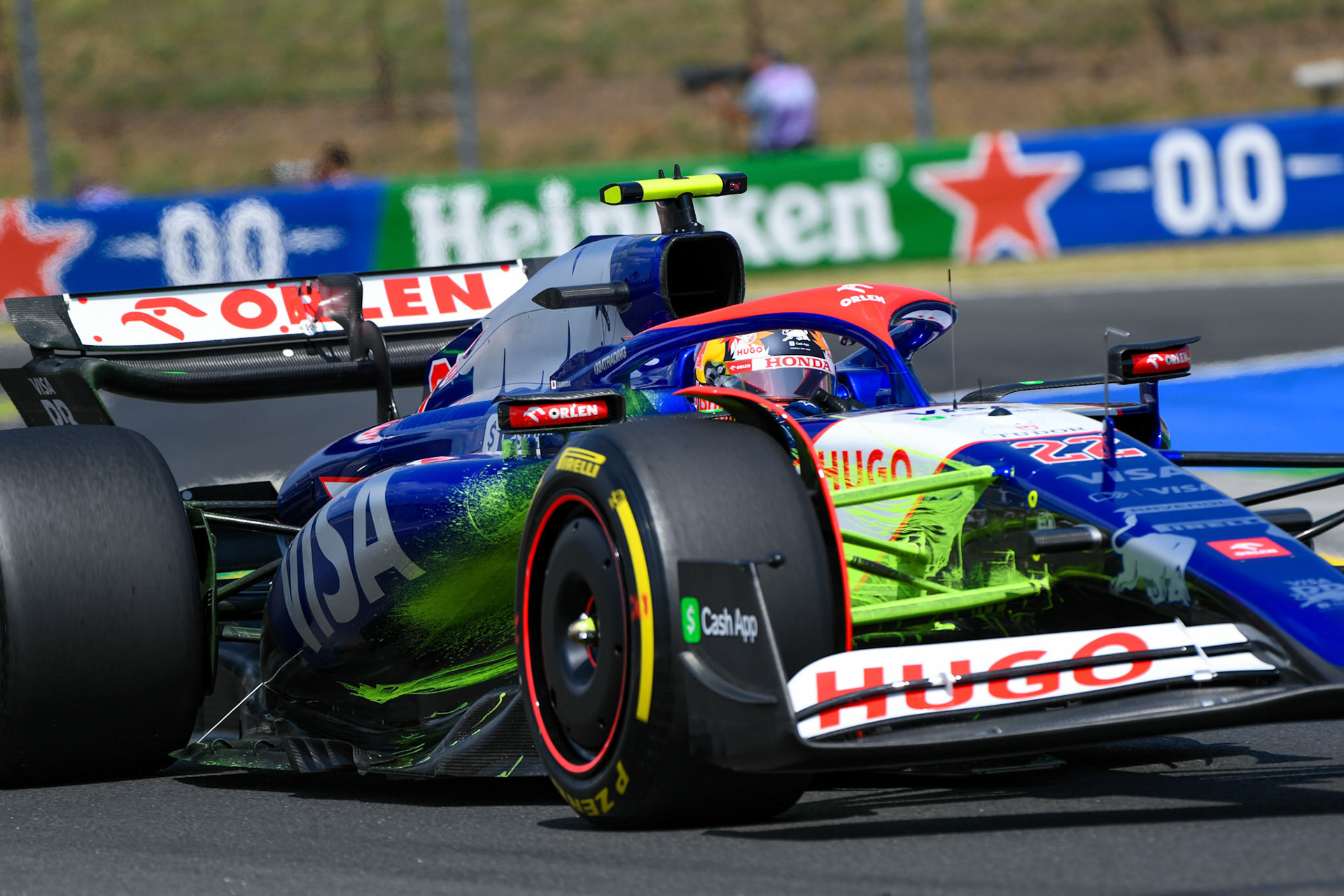 Yuki Tsunoda #22, Visa Cash App RB Formula One Team;Formel 1 Budapest / Ungarn, 20.07.2024