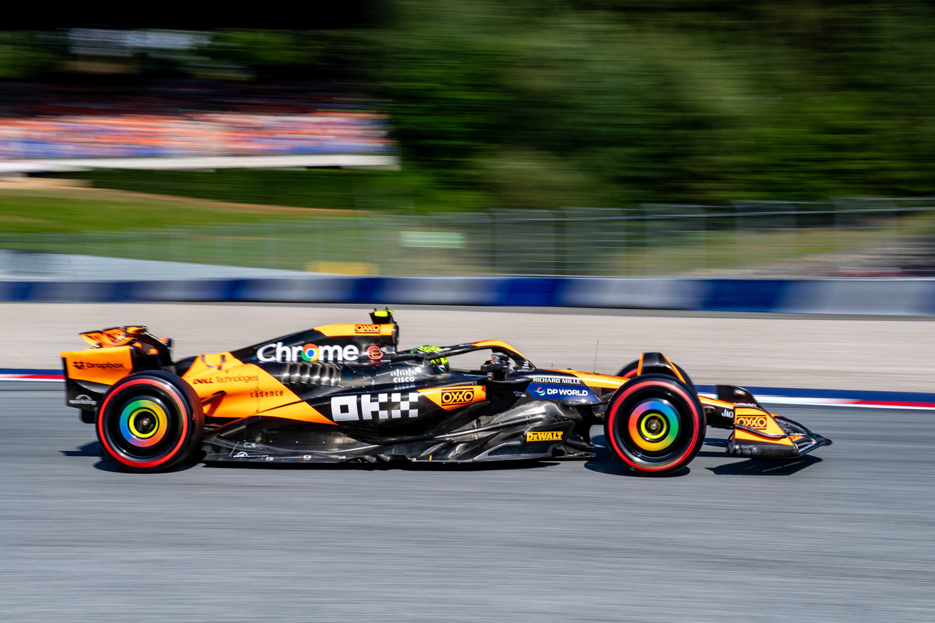 Lando Norris #4, McLaren Formula 1 Team;Formel 1 GP Austria / Österreich. Freitag, 28.06.2024