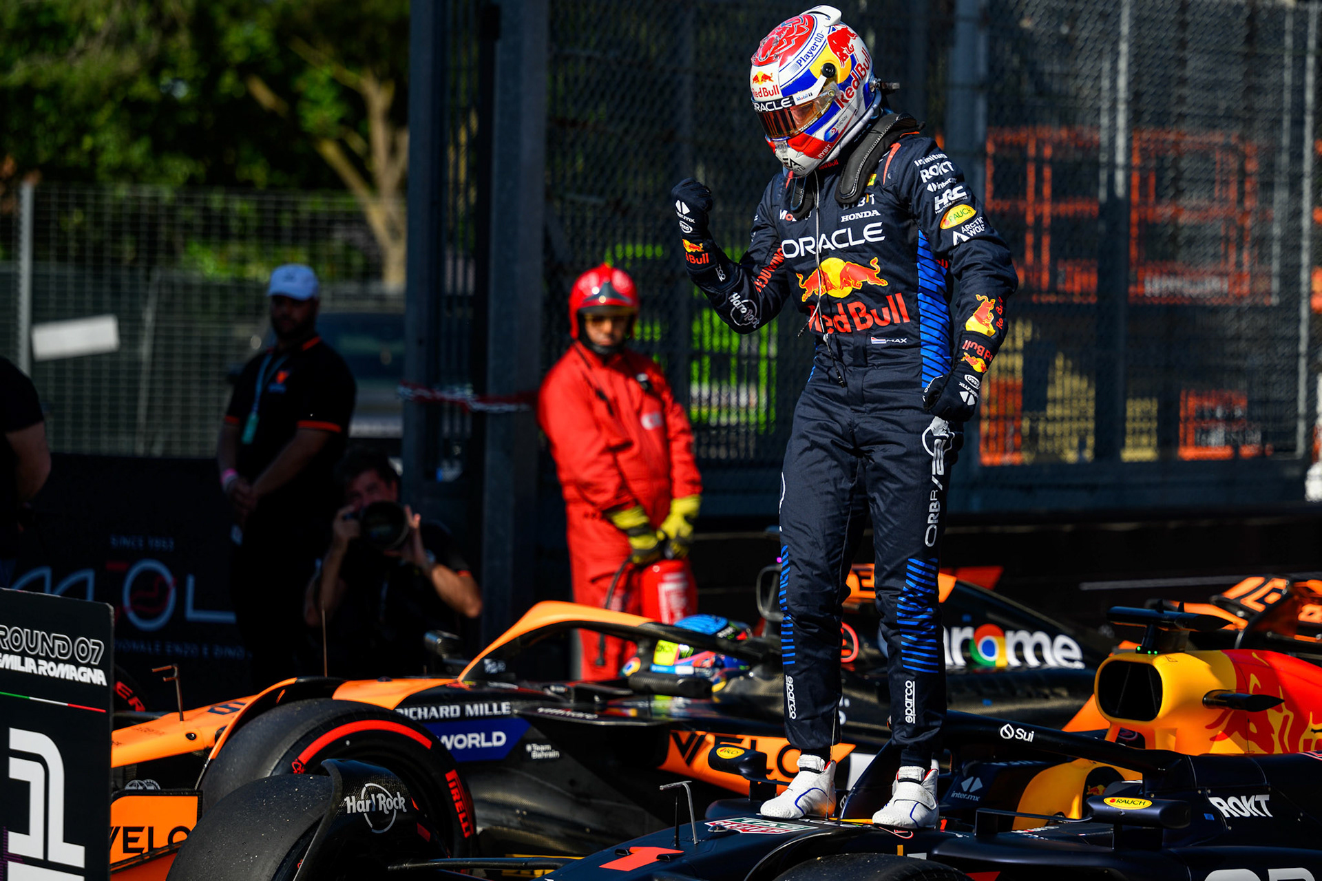 Max Verstappen #1, Oracle Red Bull Racing; F1 GP Imola / Italien Samstag, 18.05.2024