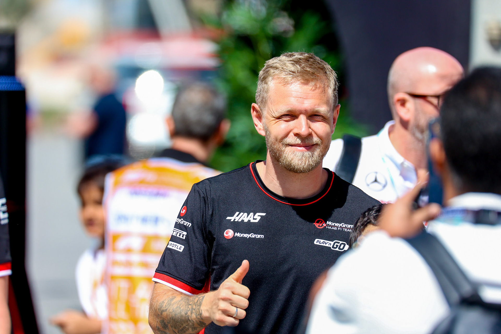 Kevin Magnussen #20, MoneyGram Haas F1 Team; Formel 1 GP Bahrain. Freitag 01.03.2024