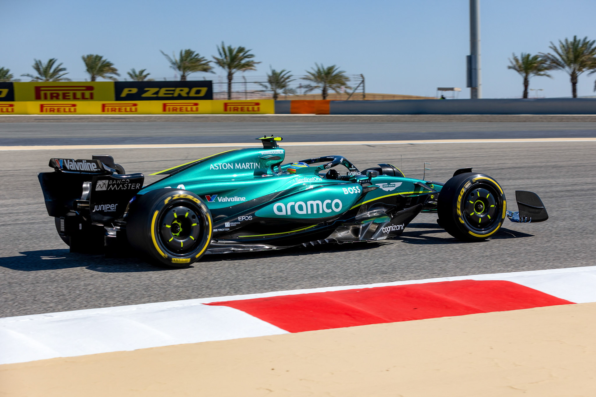 Fernando Alonso #14, Aston Martin Aramco F1 Team; Formel 1 Pre-Season Tests Bahrain. Mittwoch, 21.02.2024