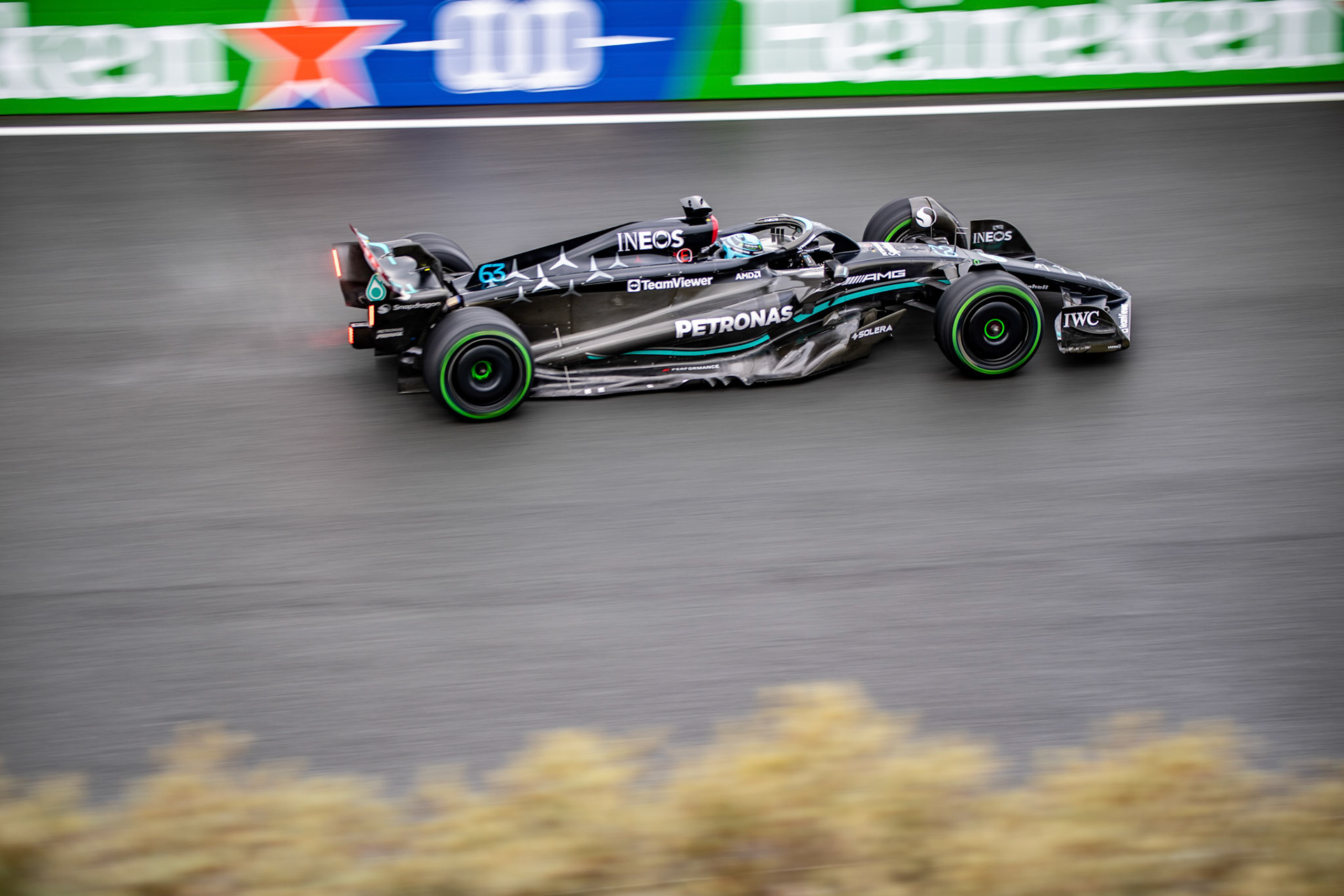 George Russell (GBR) Mercedes AMG F1 Team; Formel 1 GP Holland / Zandvoort. Samstag, 26.08.2023