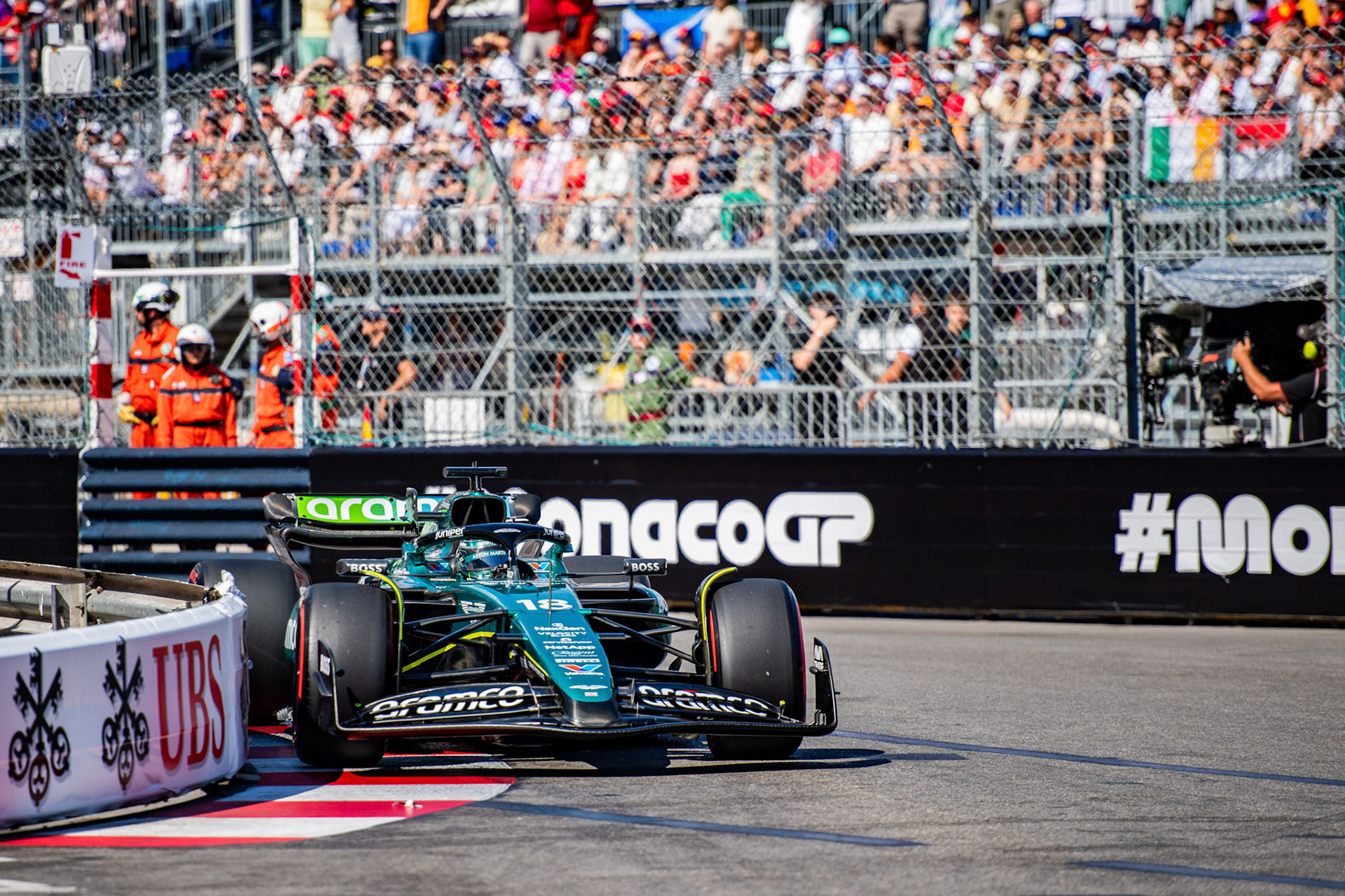 Lance Stroll #18, Aston Martin Aramco F1 Team; Formel1 GP Monaco Samstag, 25.05.2024