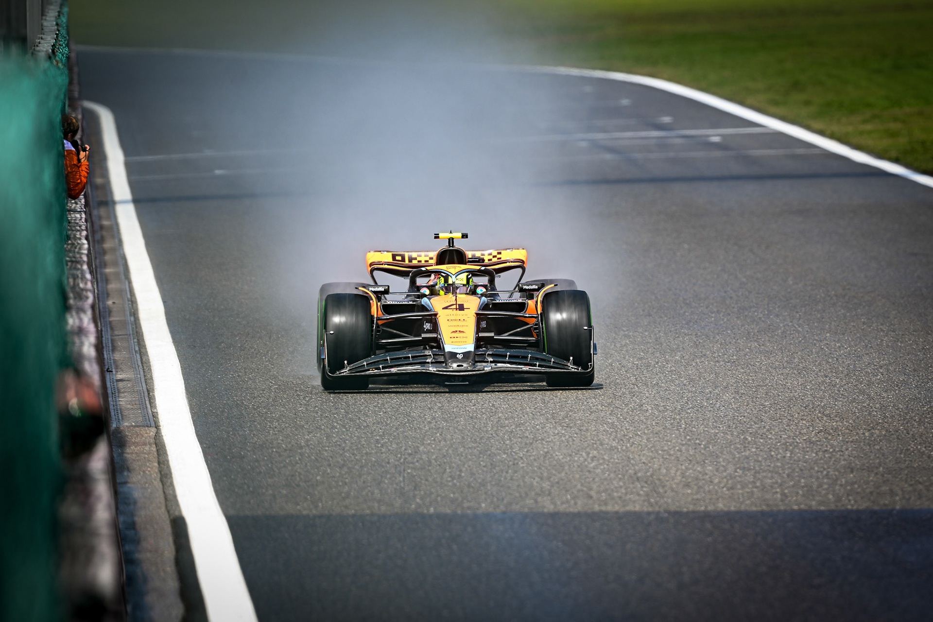 Lando Norris (GBR) McLaren F1 Team; Formel 1 GP Spa Francorchamps/ Belgien. Samstag, 29.07.2023