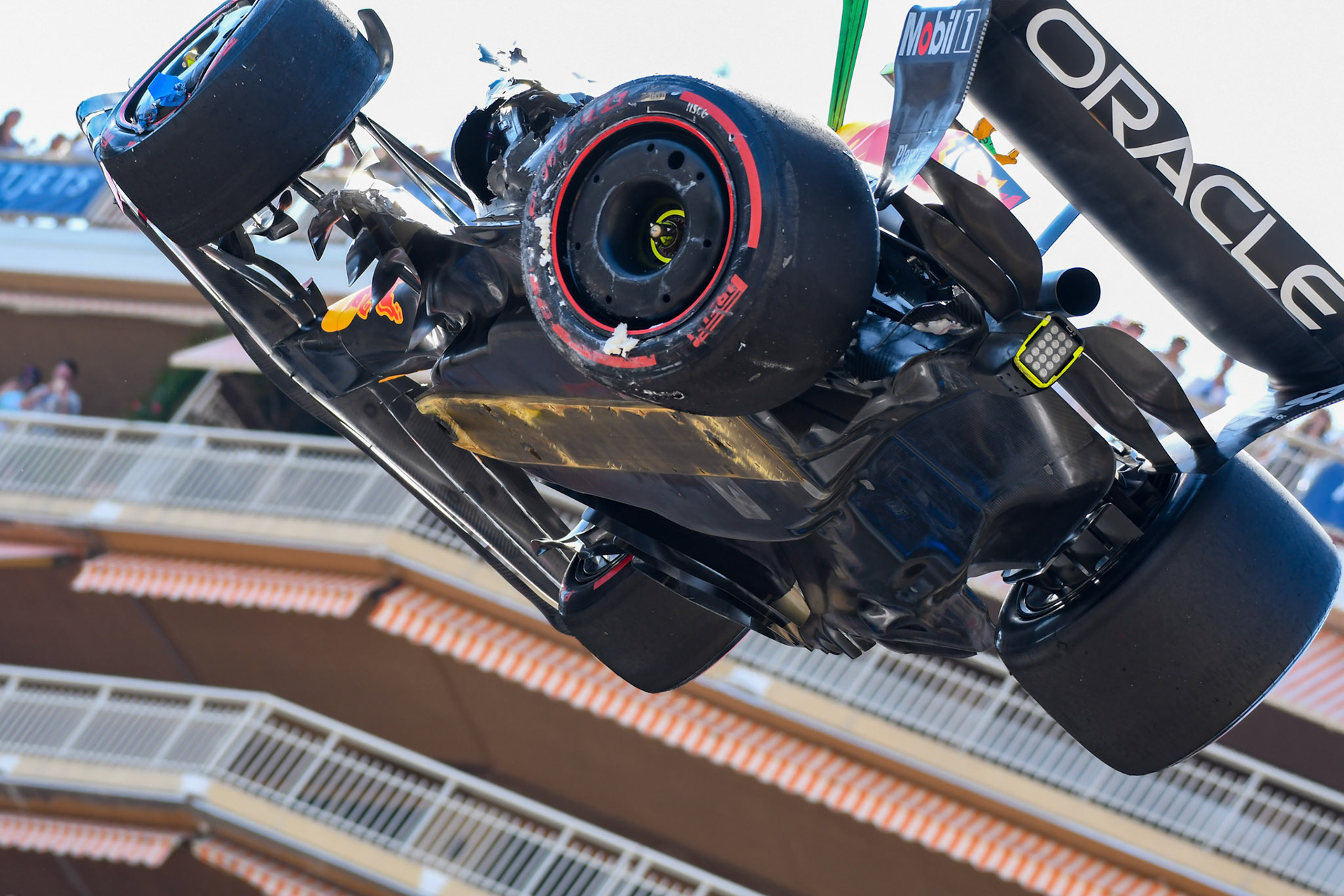 Sergio Perez (MEX) Red Bull Racing Unterboden; Formel 1 GP Monaco. Samstag 27.05.2023