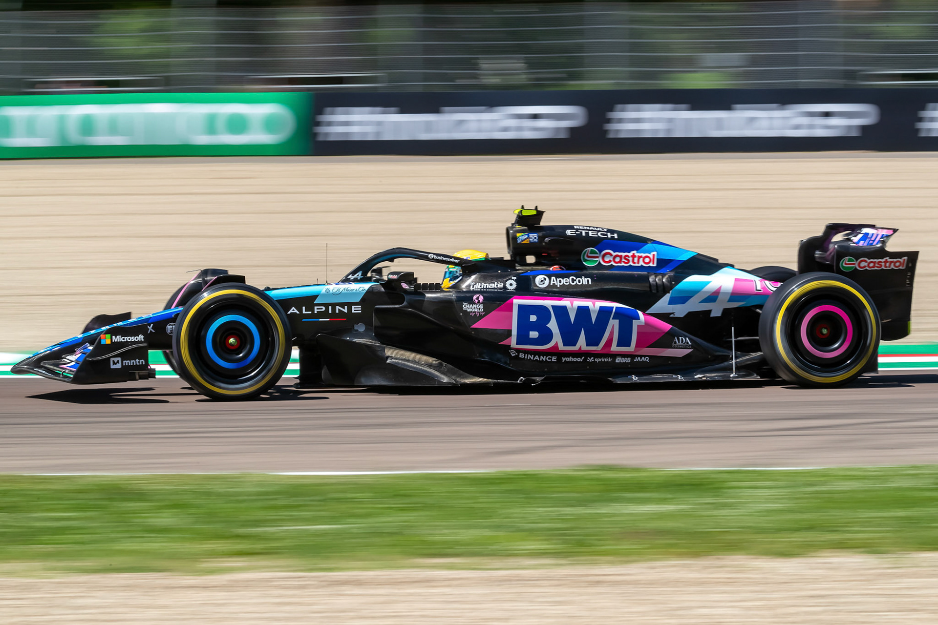 Pierre Gasly #10, BWT Alpine F1 Team; F1 GP Imola / Italien Freitag, 17.05.2024