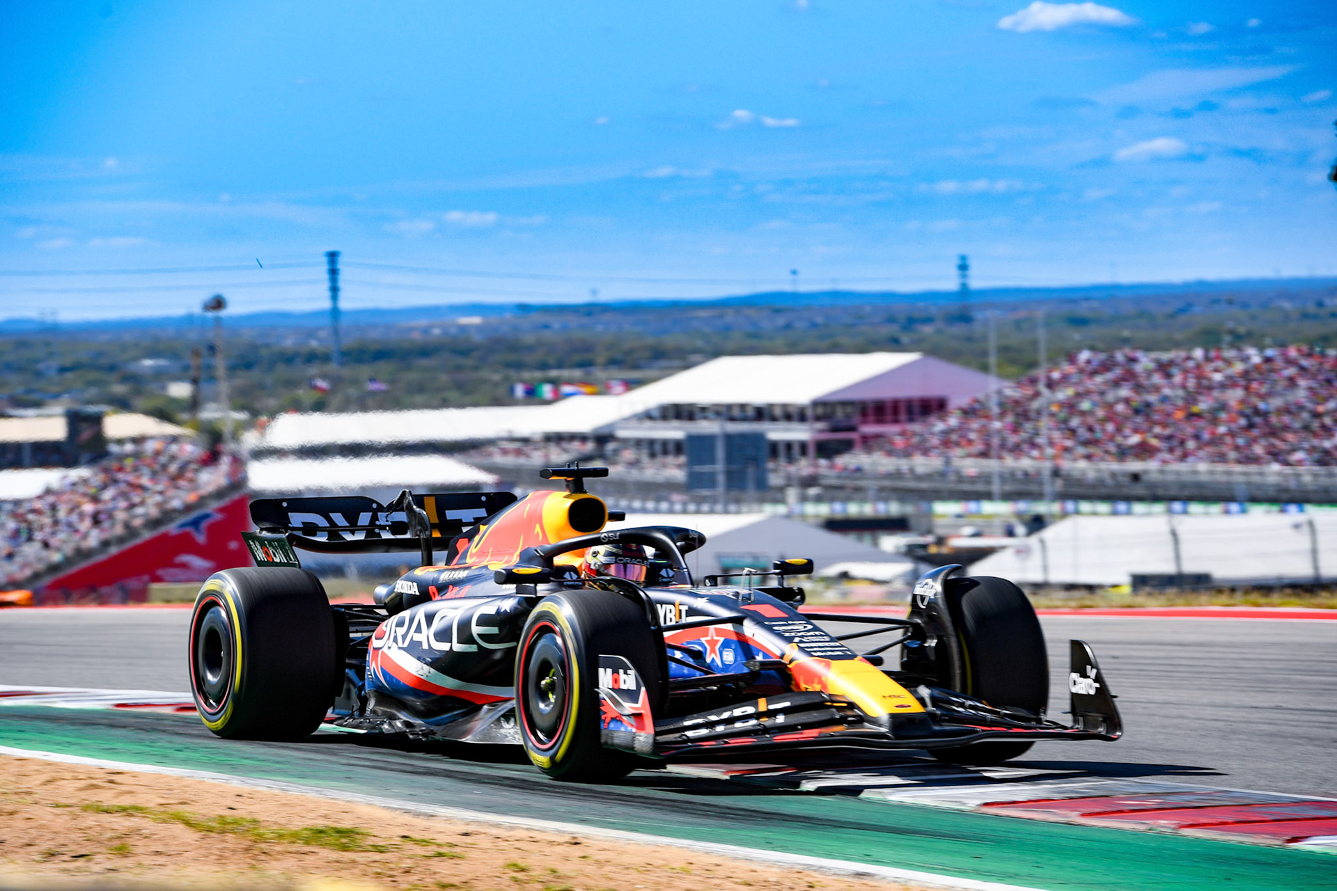 Max Verstappen (NED) Red Bull Racing;Formel 1 GP USA Austin Texas. Sonntag 22.10.2023