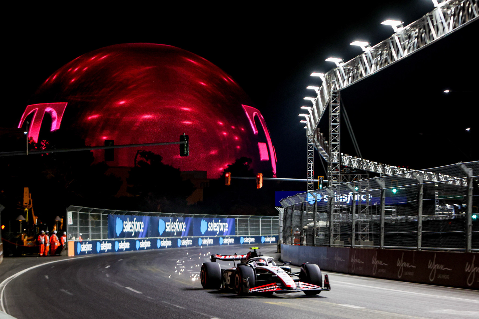 Nico Hülkenberg (GER) Haas F1 Team; Formel 1 GP USA Las Vegas. Samstag 18.11.2023