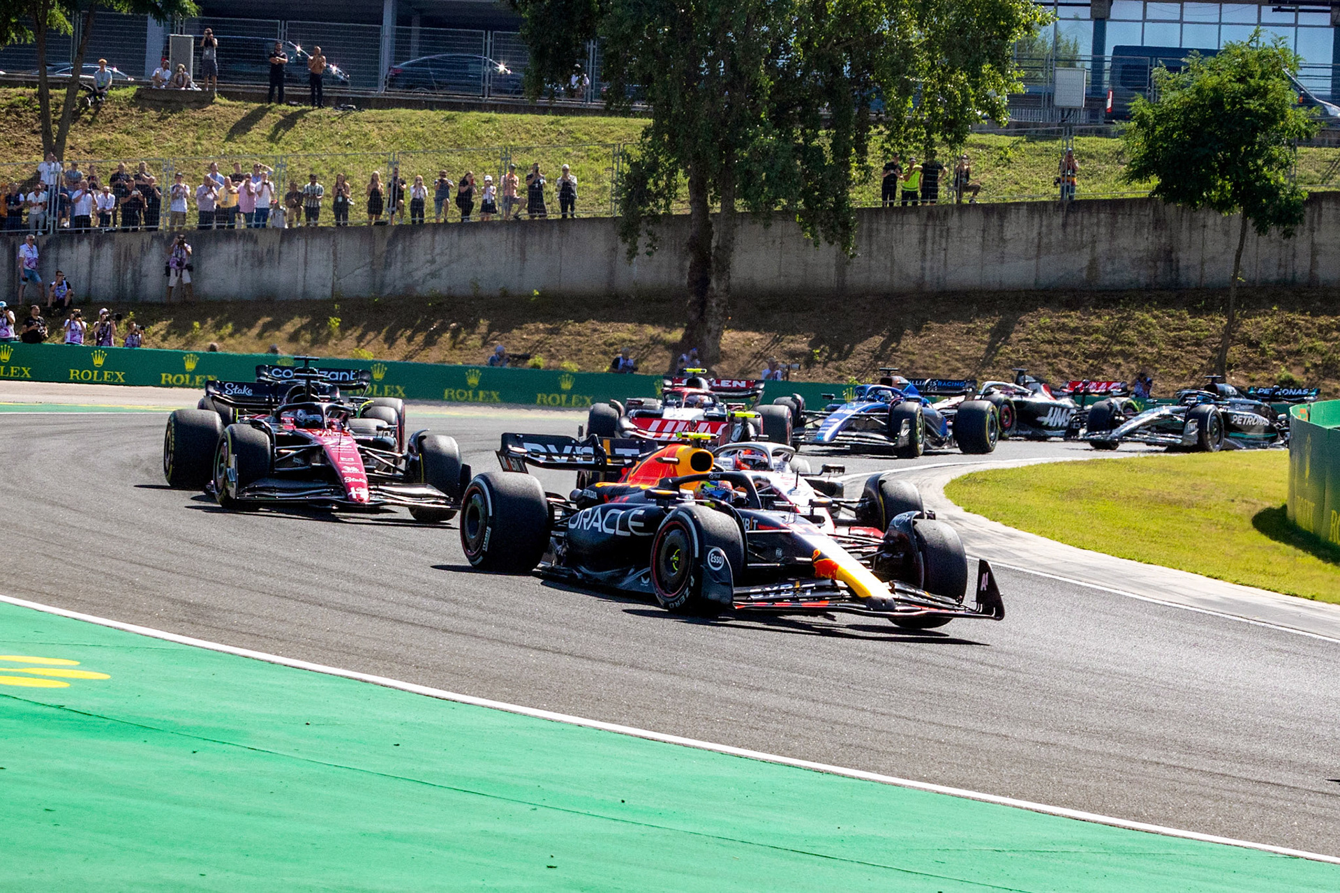 Rennstart; Formel 1 GP Budapest / Ungarn. Sonntag, 23.07.2023