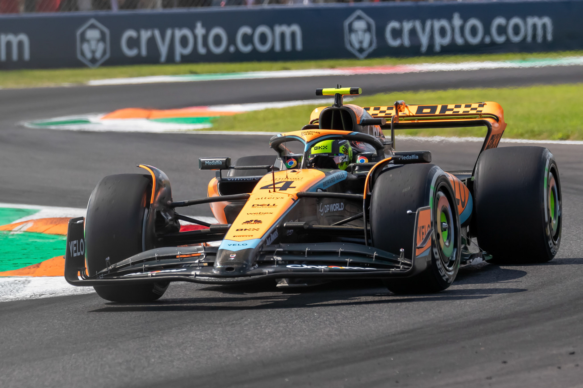 Lando Norris (GBR) McLaren F1 Team; Formel 1 GP Italien / Monza. Samstag, 02.09.2023