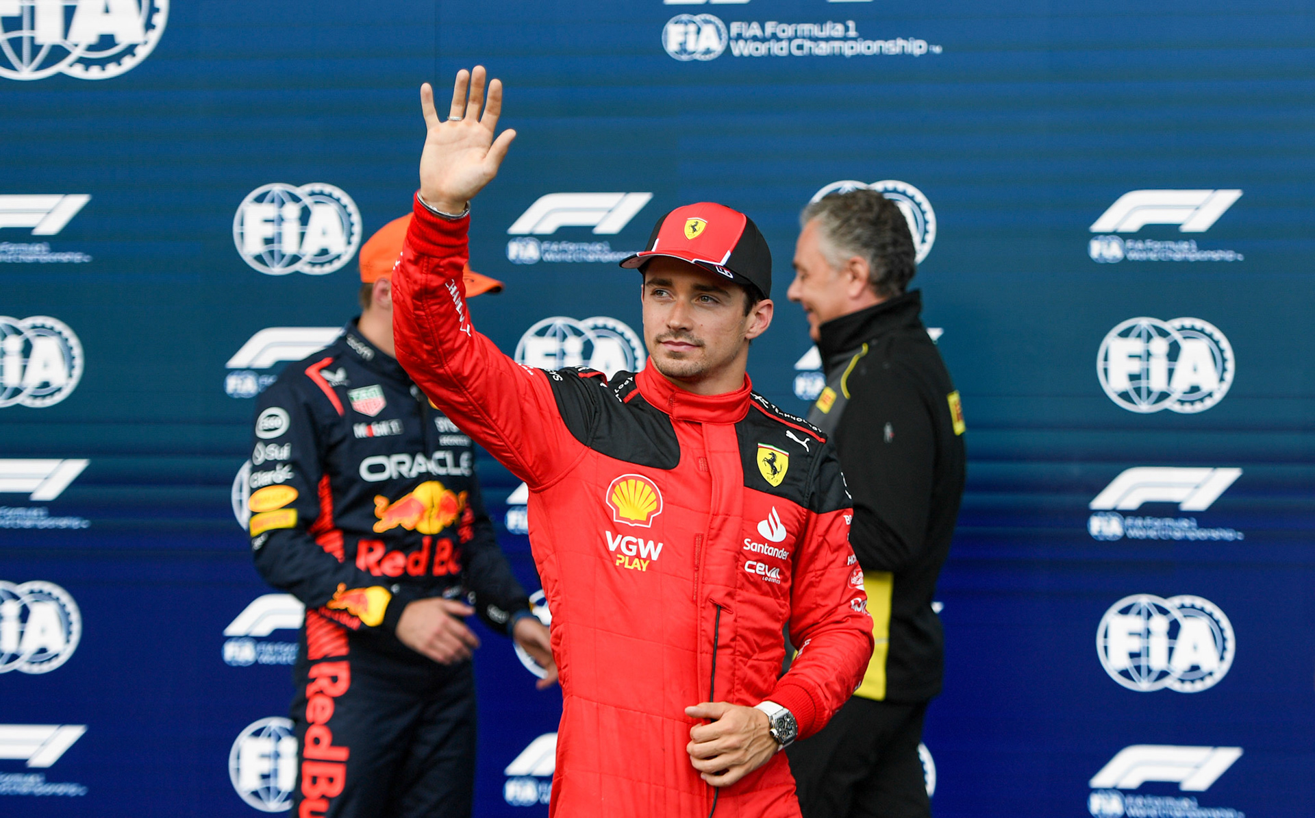 Charles Leclerc (MCO) Scuderia Ferrari;Formel 1 GP Spa Francorchamps/ Belgien. Freitag, 28.07.2023