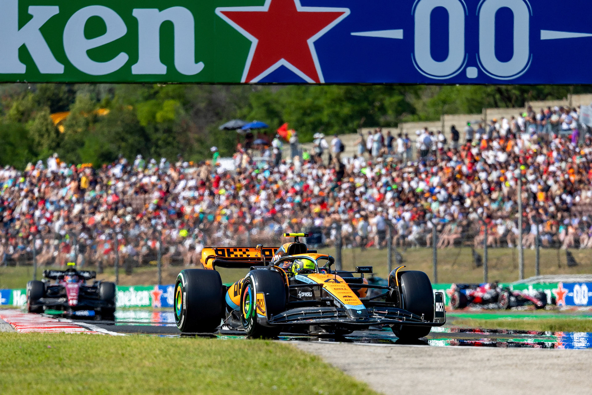 Lando Norris (GBR) McLaren F1 Team; Formel 1 GP Budapest / Ungarn. Samstag, 22.07.2023