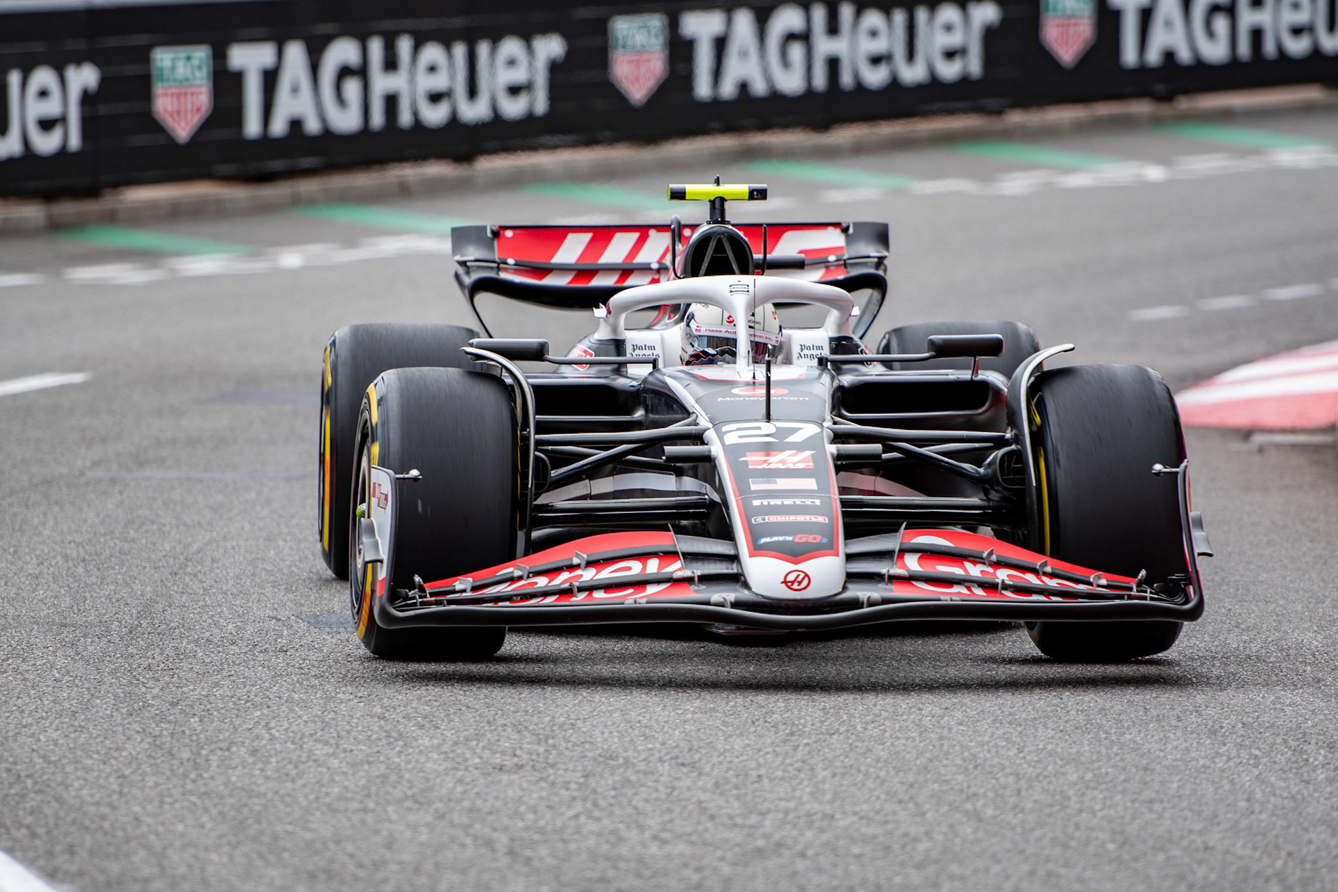 Nico Hülkenberg #27, MoneyGram Haas F1 Team; Formel1 GP Monaco Freitag, 24.05.2024