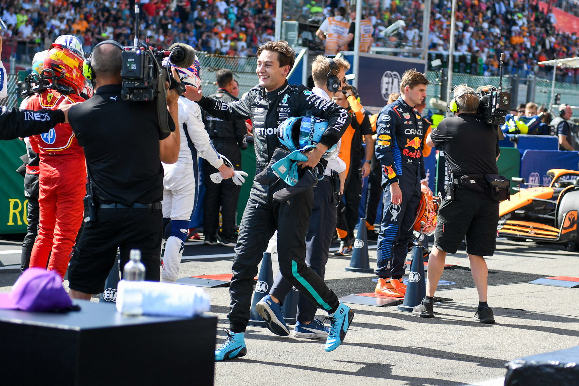 George Russell #63, Mercedes-AMG Petronas F1 Team;Formel 1 GP Spa / Belgien. Sonntag, 28.07.2024