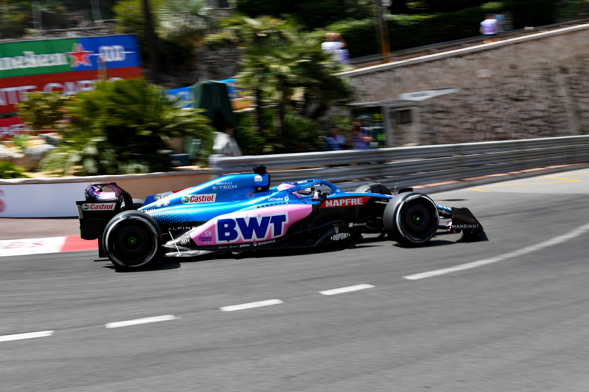 Fernando Alonso (ESP) Alpine F1 Team; Formel 1 Monaco am 27.05.2022