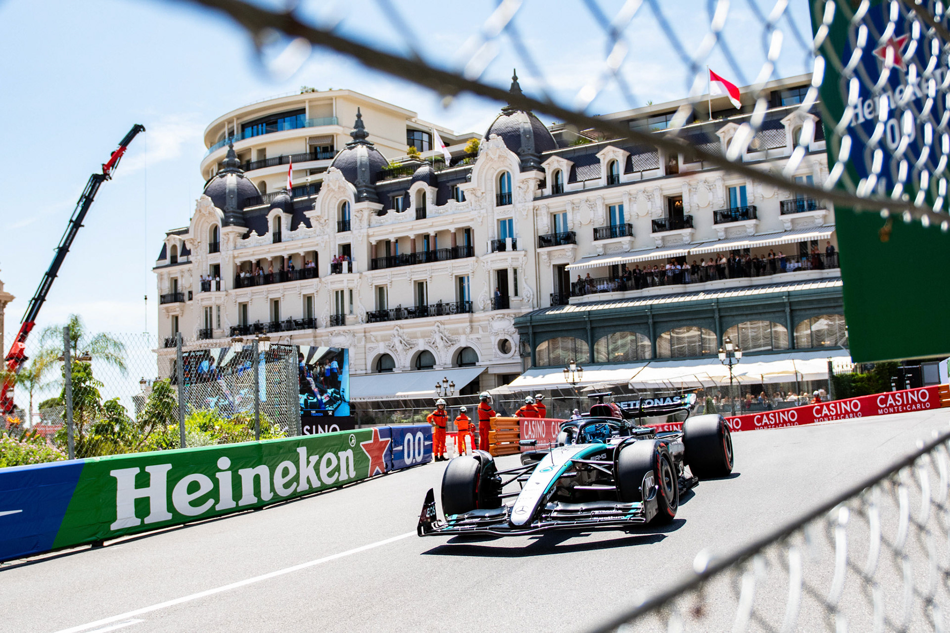 George Russell #63, Mercedes-AMG Petronas F1 Team; Formel1 GP Monaco Samstag, 25.05.2024