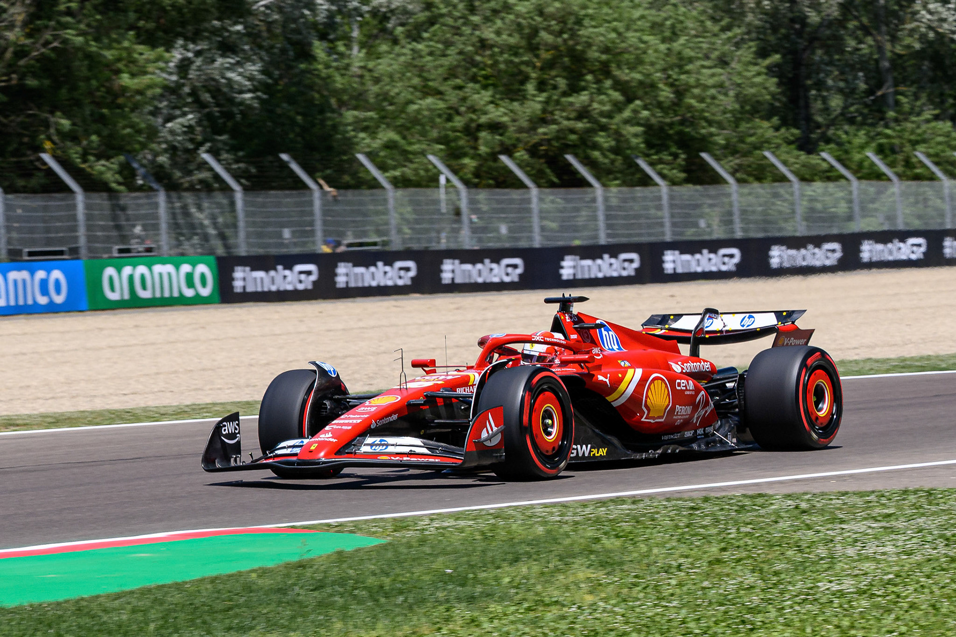 Charles Leclerc #16, Scuderia Ferrari; F1 GP Imola / Italien Freitag, 17.05.2024