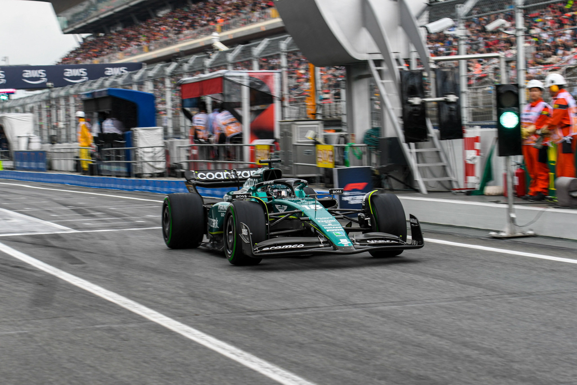 Lance Stroll (CAN) Aston Martin Formula One Team; Formel 1 GP Barcelona. Samstag 03.06.2023