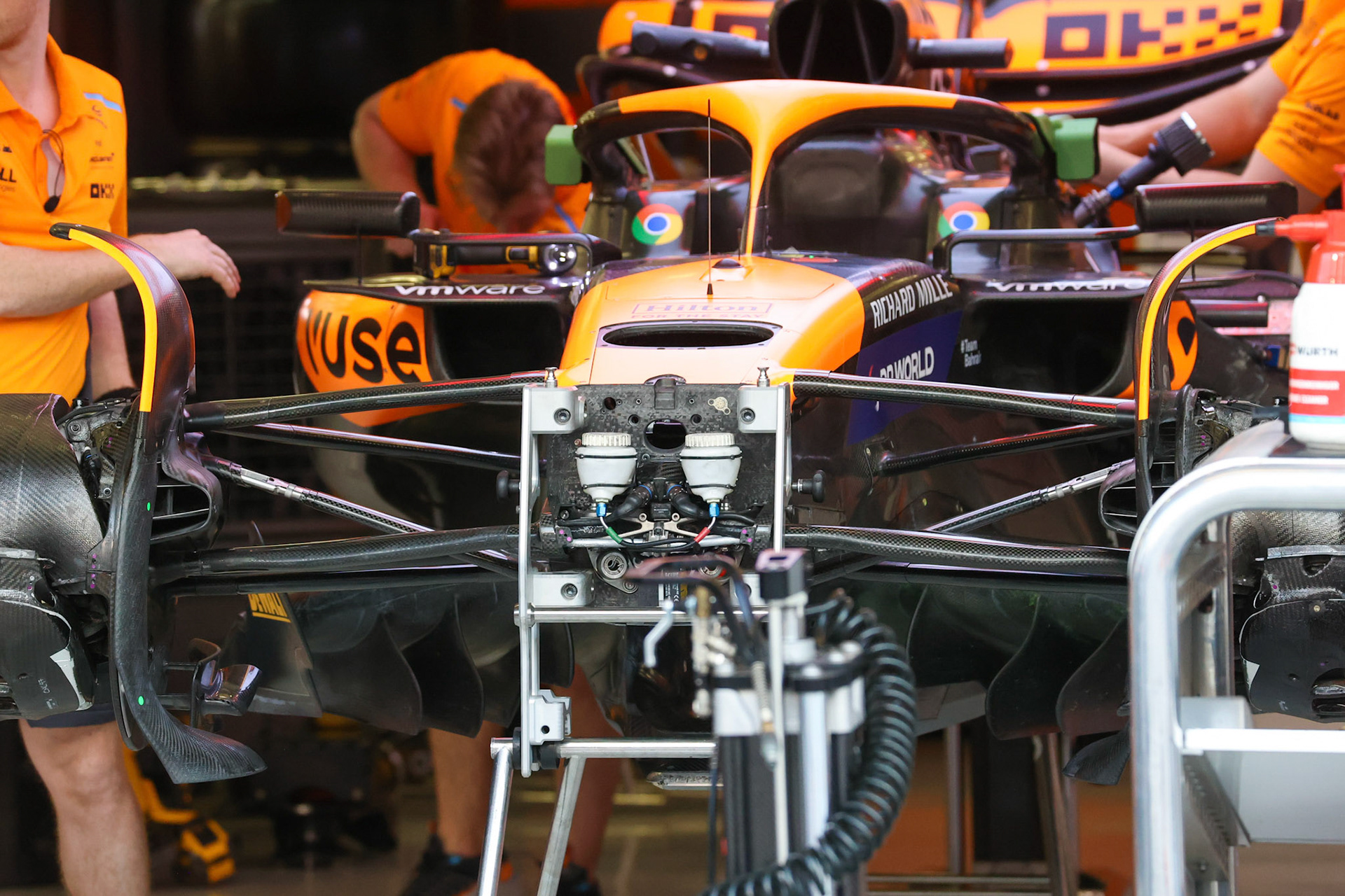 McLaren Formula 1 Team; Formel 1 GP Bahrain. Mittwoch 28.02.2024