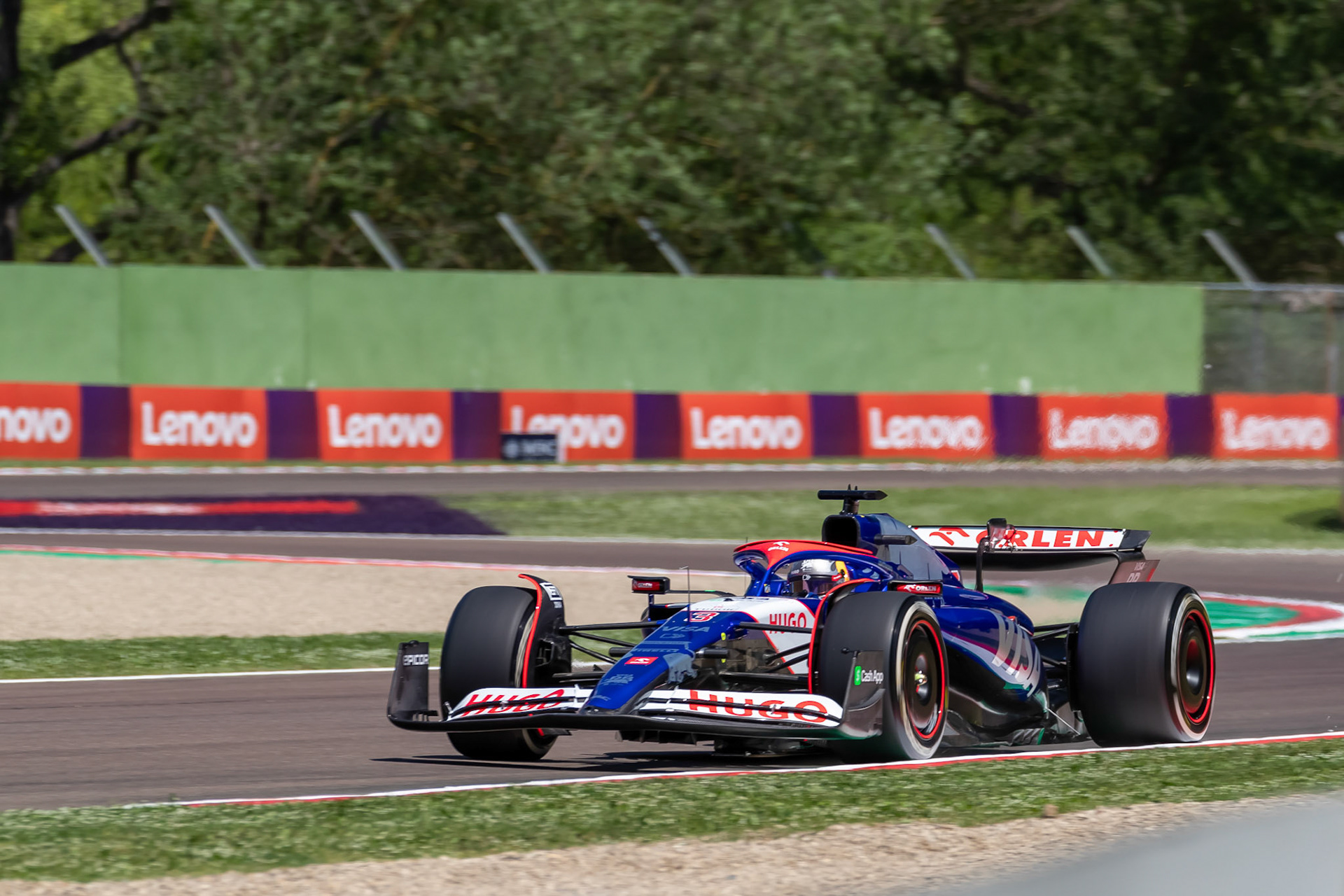 Daniel Ricciardo, #3, Visa Cash App RB Formula One Team; F1 GP Imola / Italien Freitag, 17.05.2024
