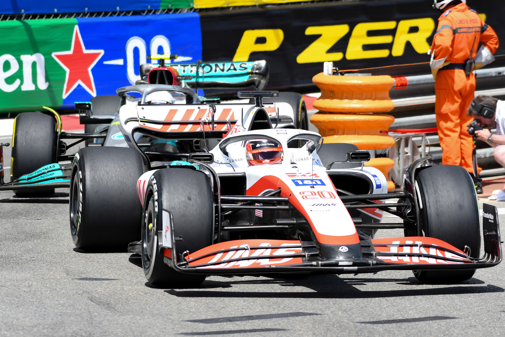 Kevin Magnussen (DNK) Haas F1 Team; Formel 1 Monaco am 27.05.2022