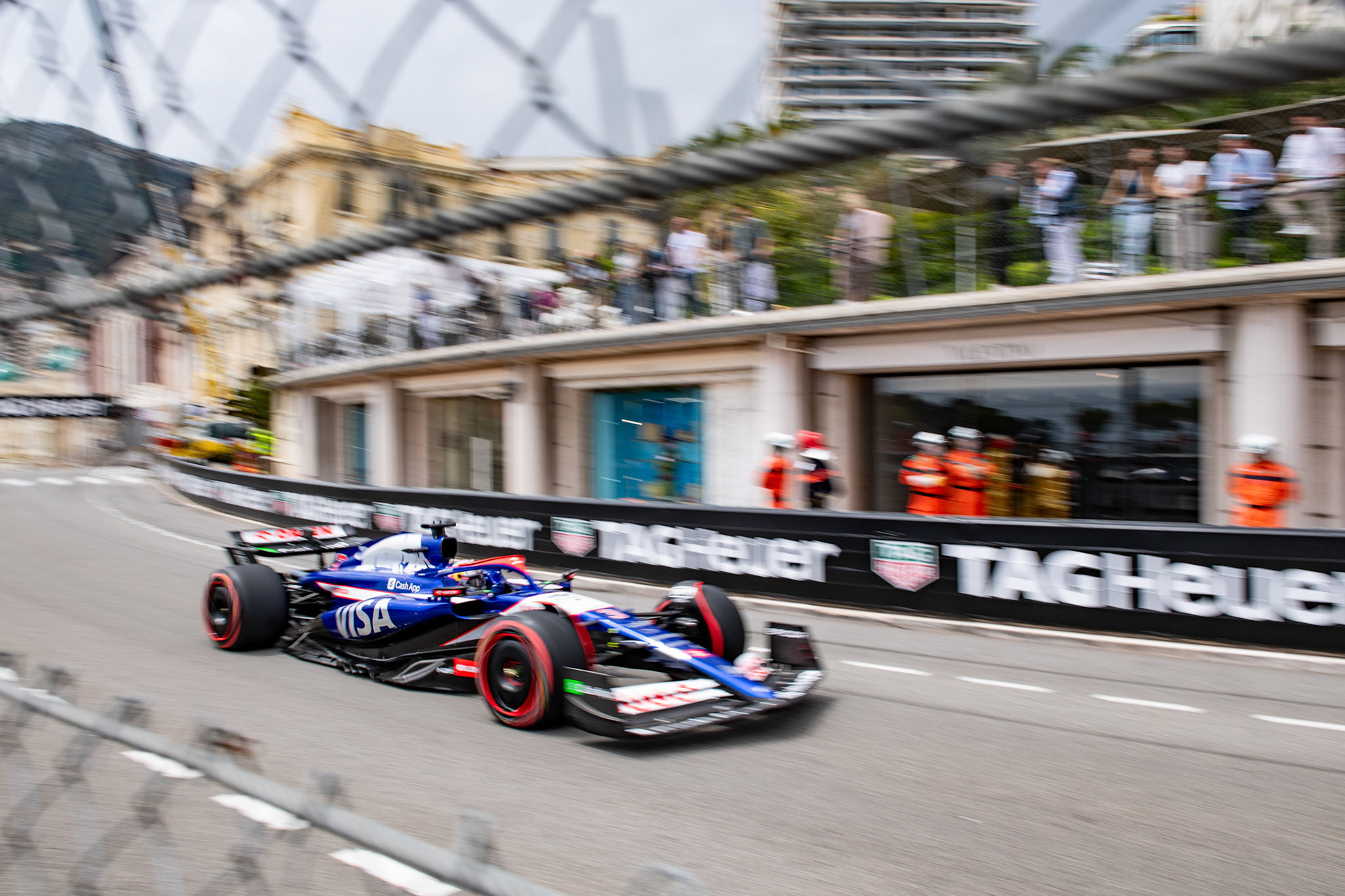 Daniel Ricciardo, #3, Visa Cash App RB Formula One Team; Formel1 GP Monaco Freitag, 24.05.2024