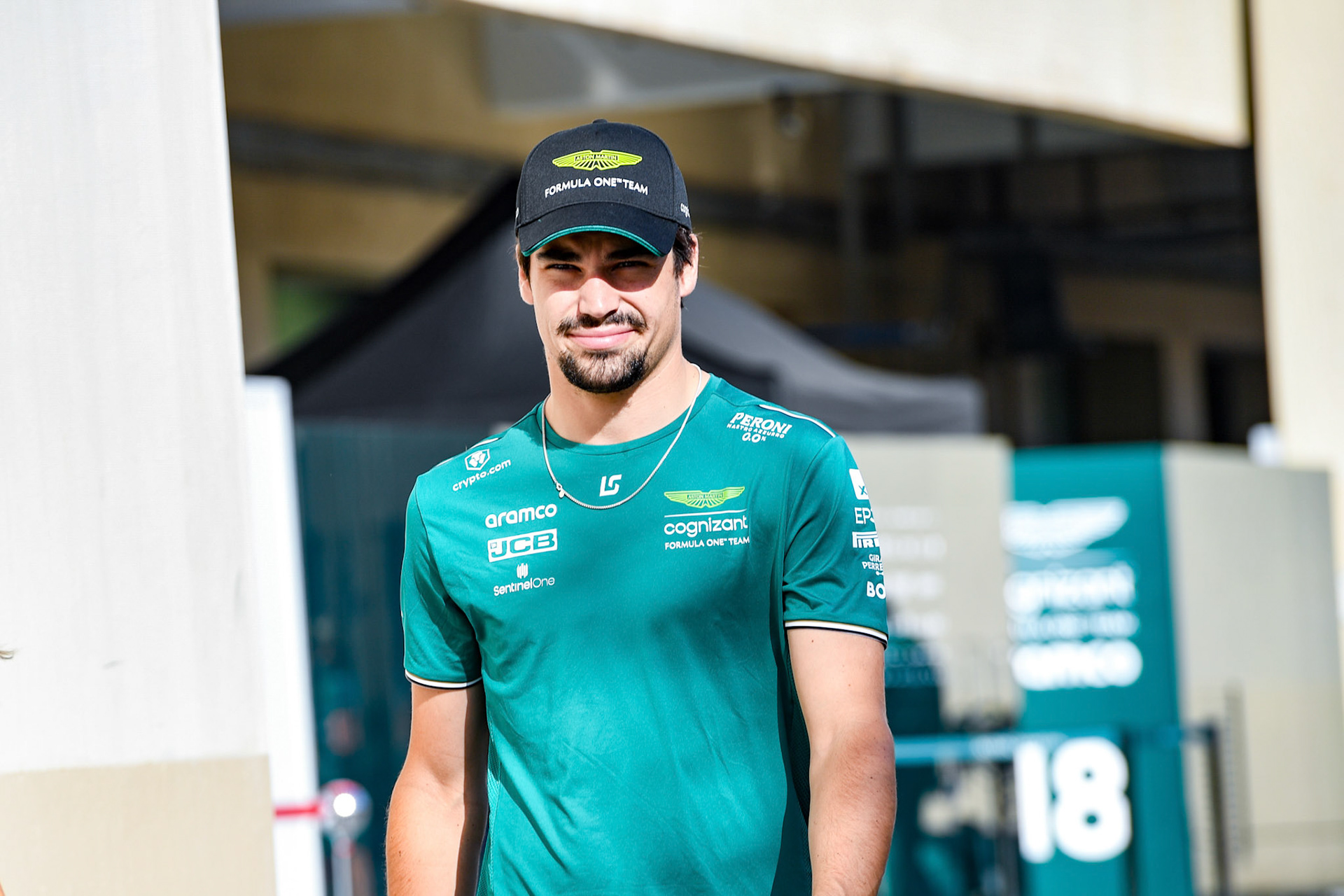 Lance Stroll (CAN) Aston Martin Formula One Team; Formel 1 GP Abu Dhabi. Donnerstag 23.11.2023